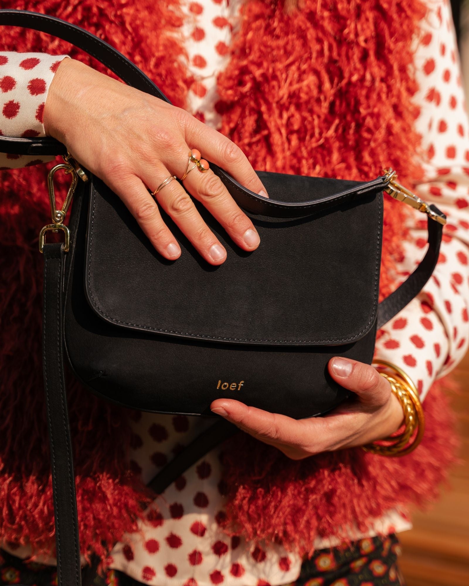 Borsetta Tracolla Pelle Nabuck