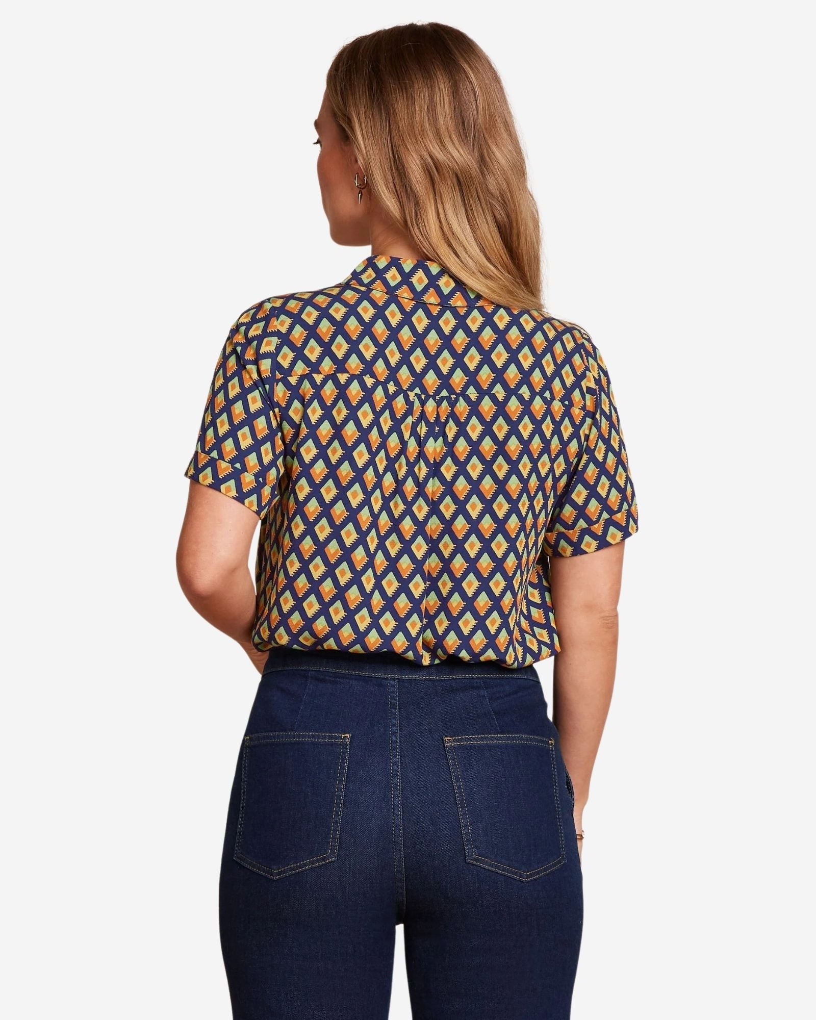 Maisie Blouse Pebble Woven