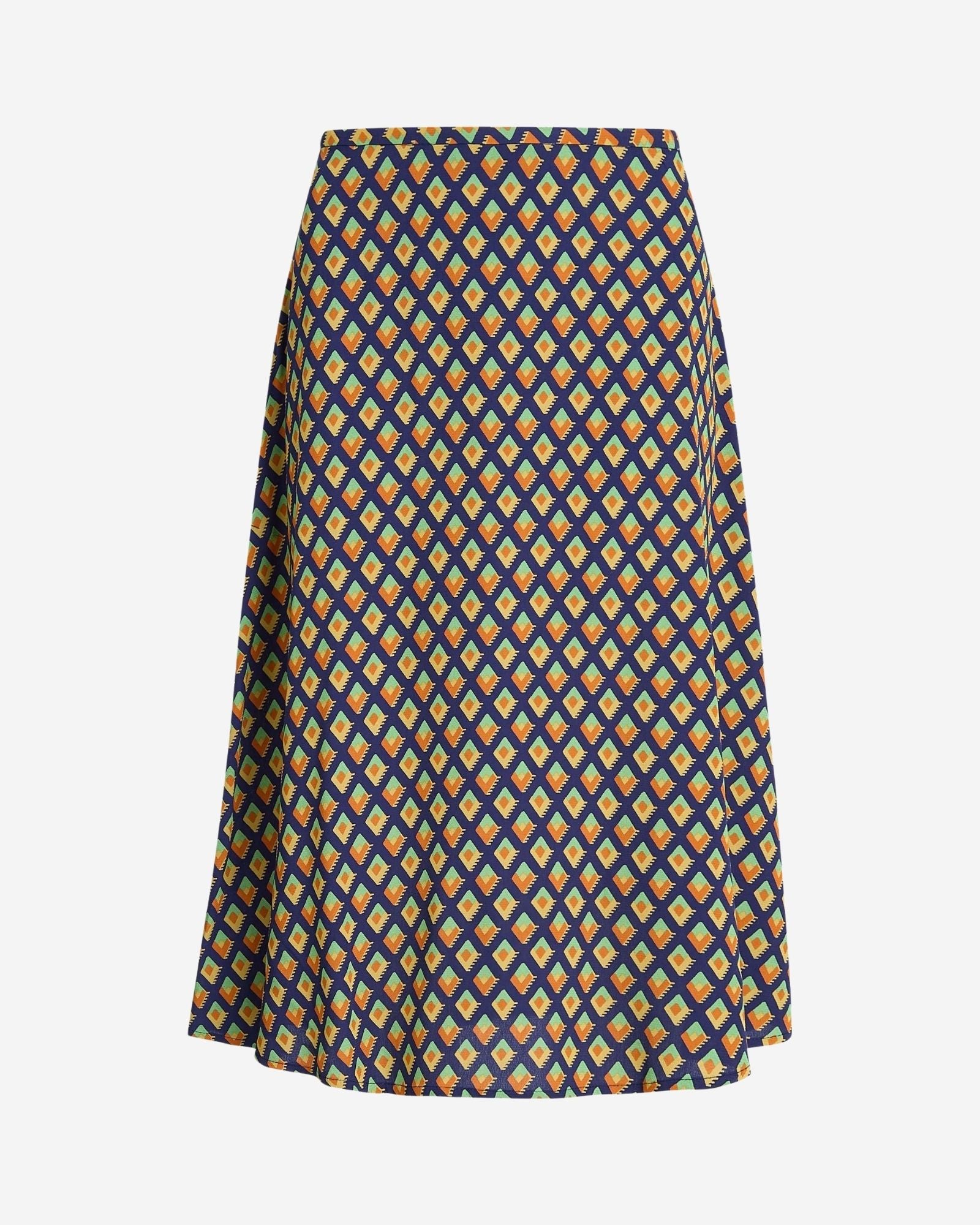 Juno Midi Skirt Pebble Woven