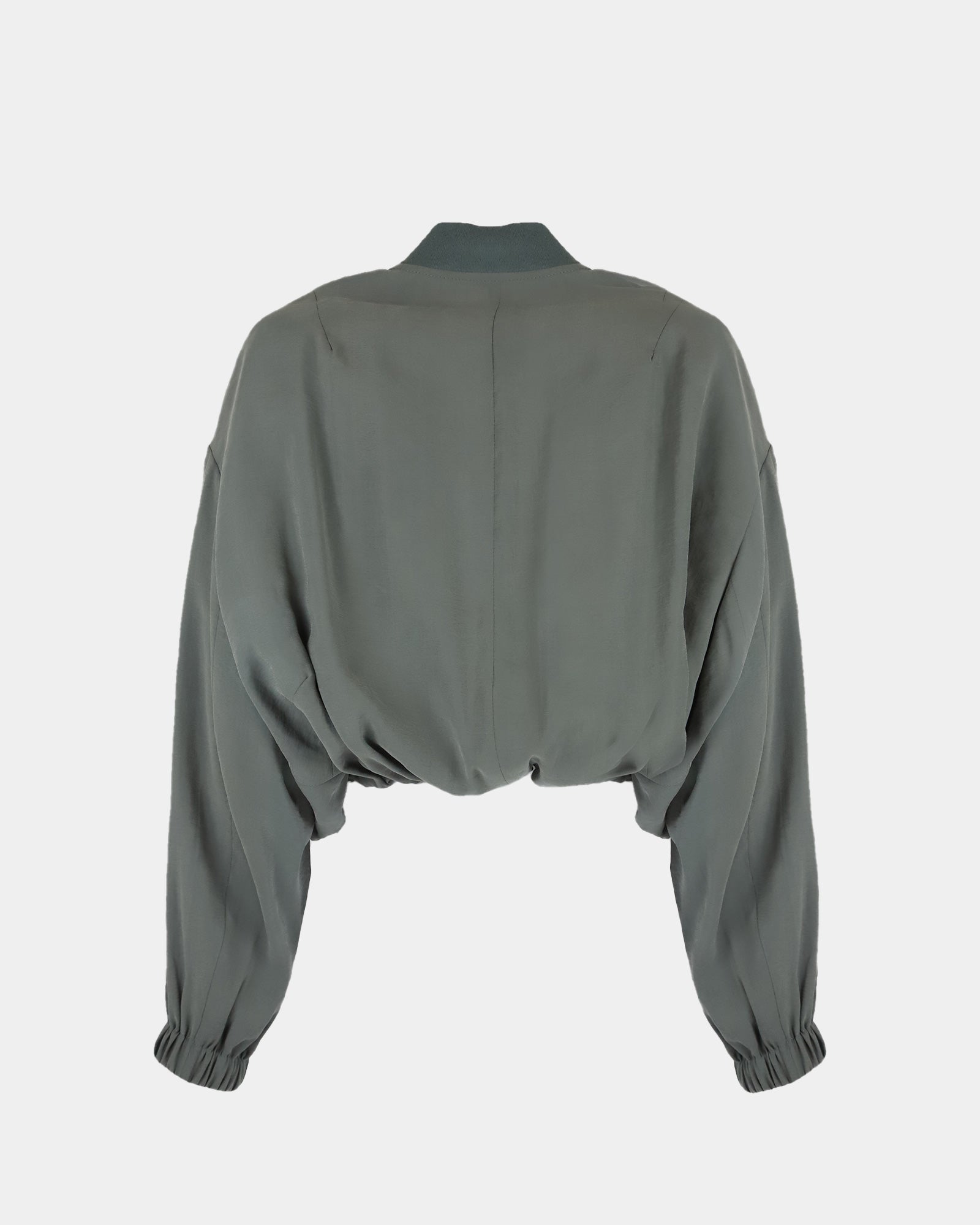 Bomber Peach Touch Cropped