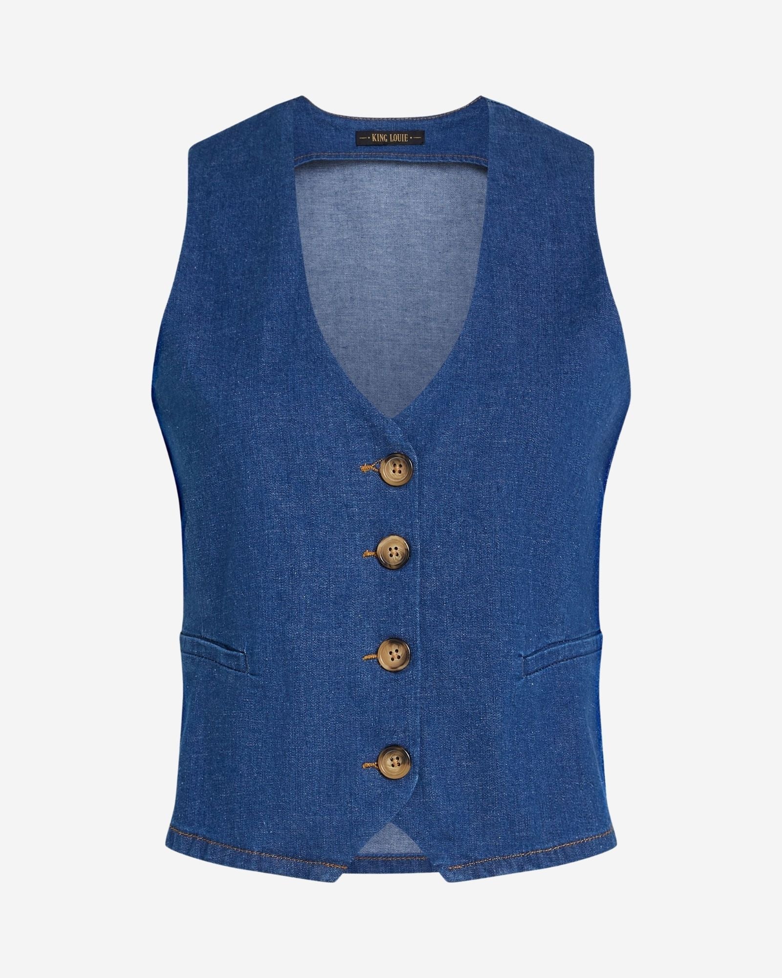 Bianca Gilet Chambray