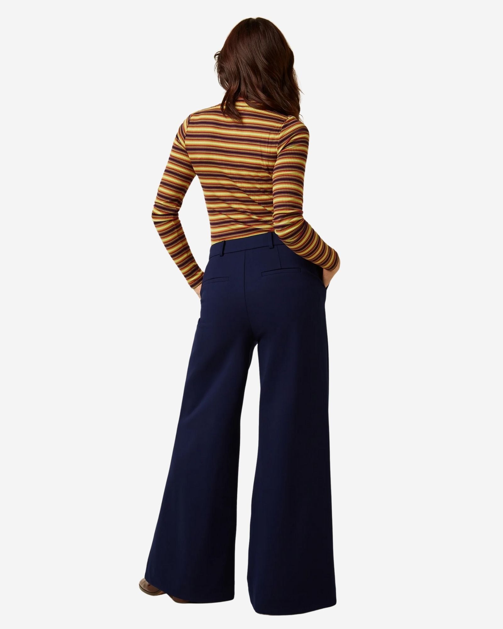 Roll Neck Top Eira Stripe