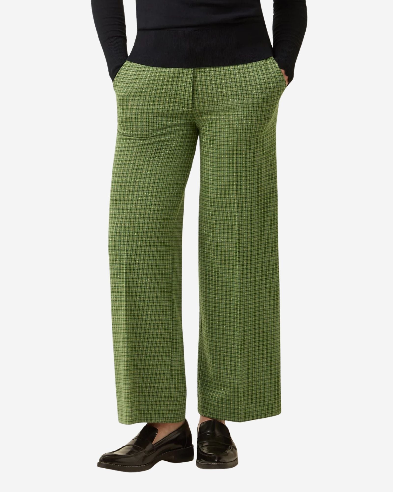 Federica Pant Check
