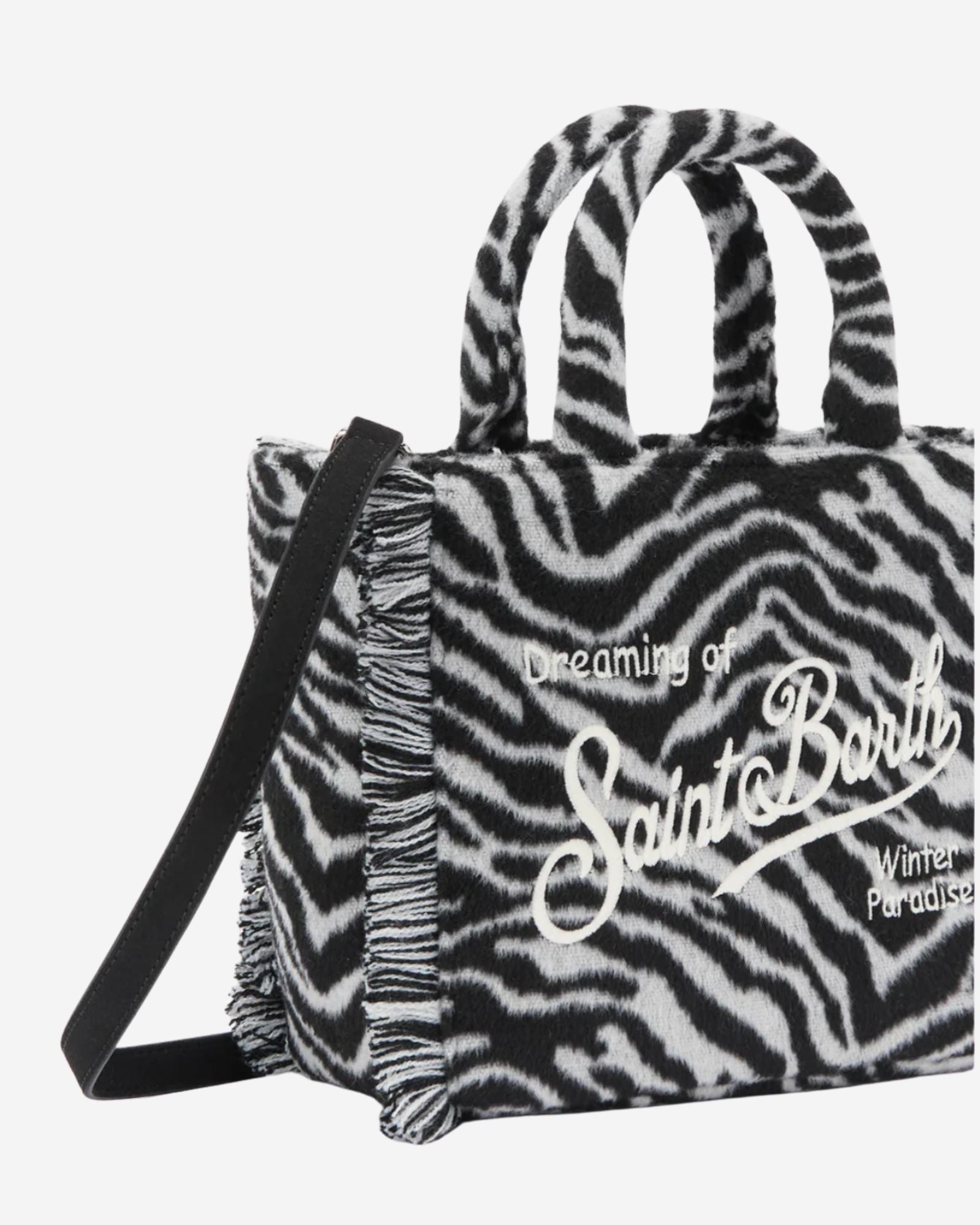 Vanity Mini Felt Zebra