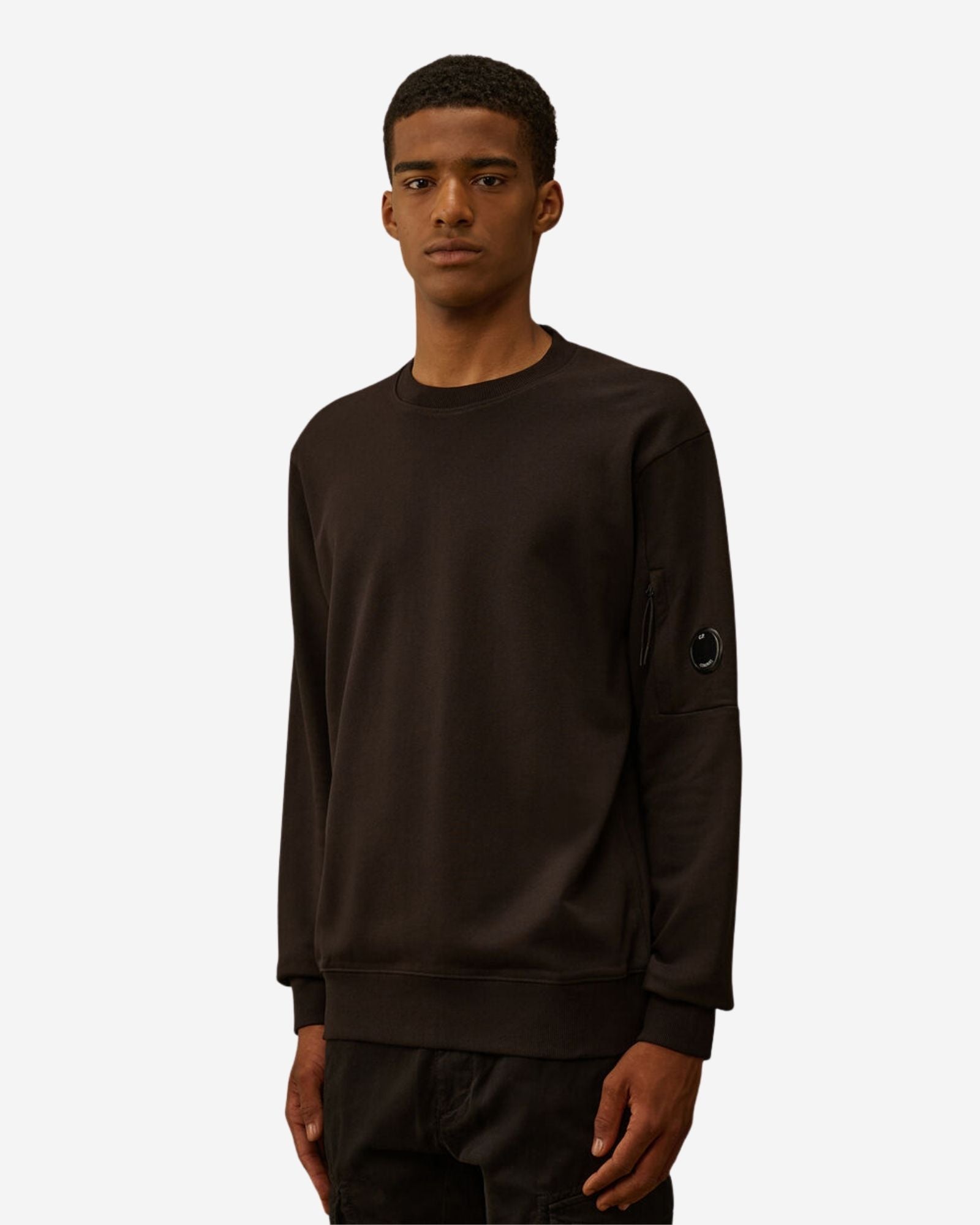 Sweatshirts Crew Necki In Diagonal Raised Fleece