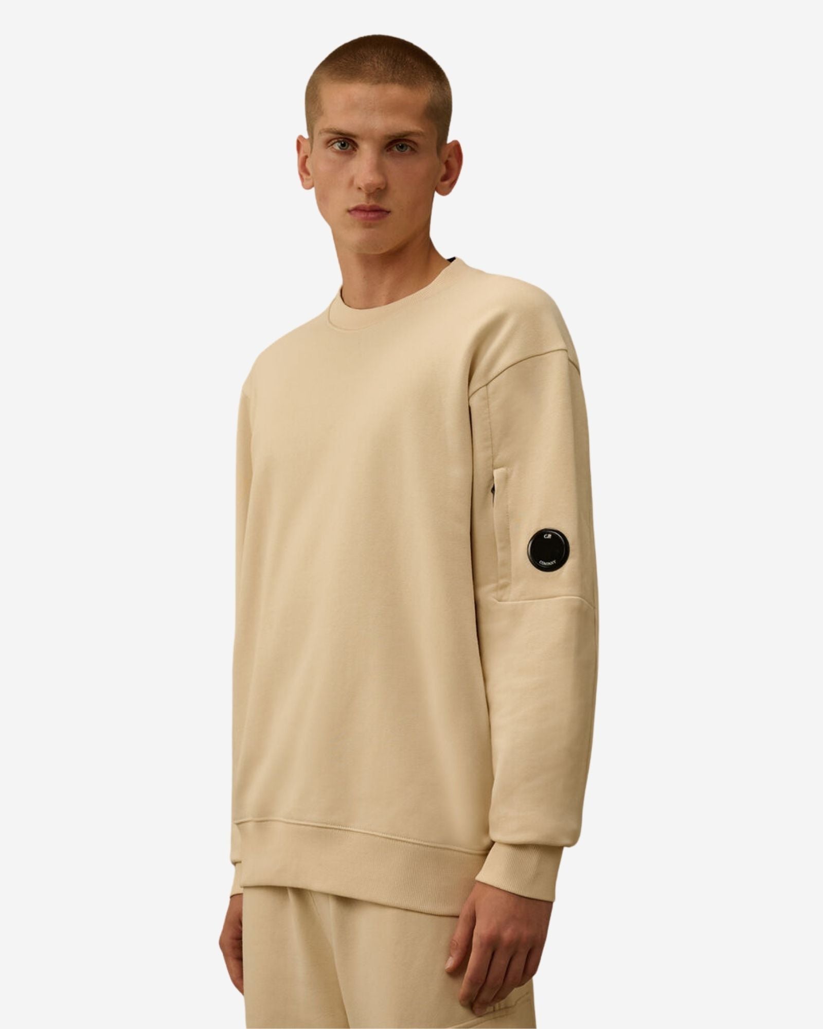 Sweatshirts Crew Necki In Diagonal Raised Fleece