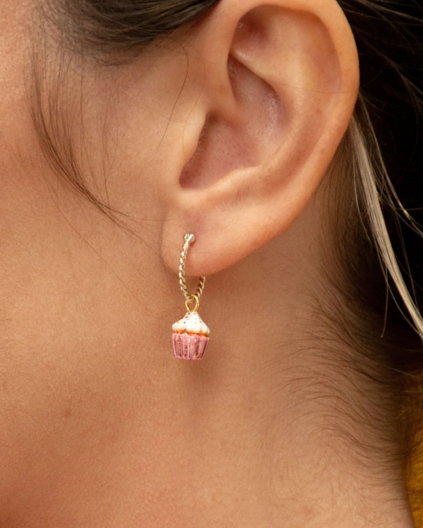 Cupcake Mini Earring