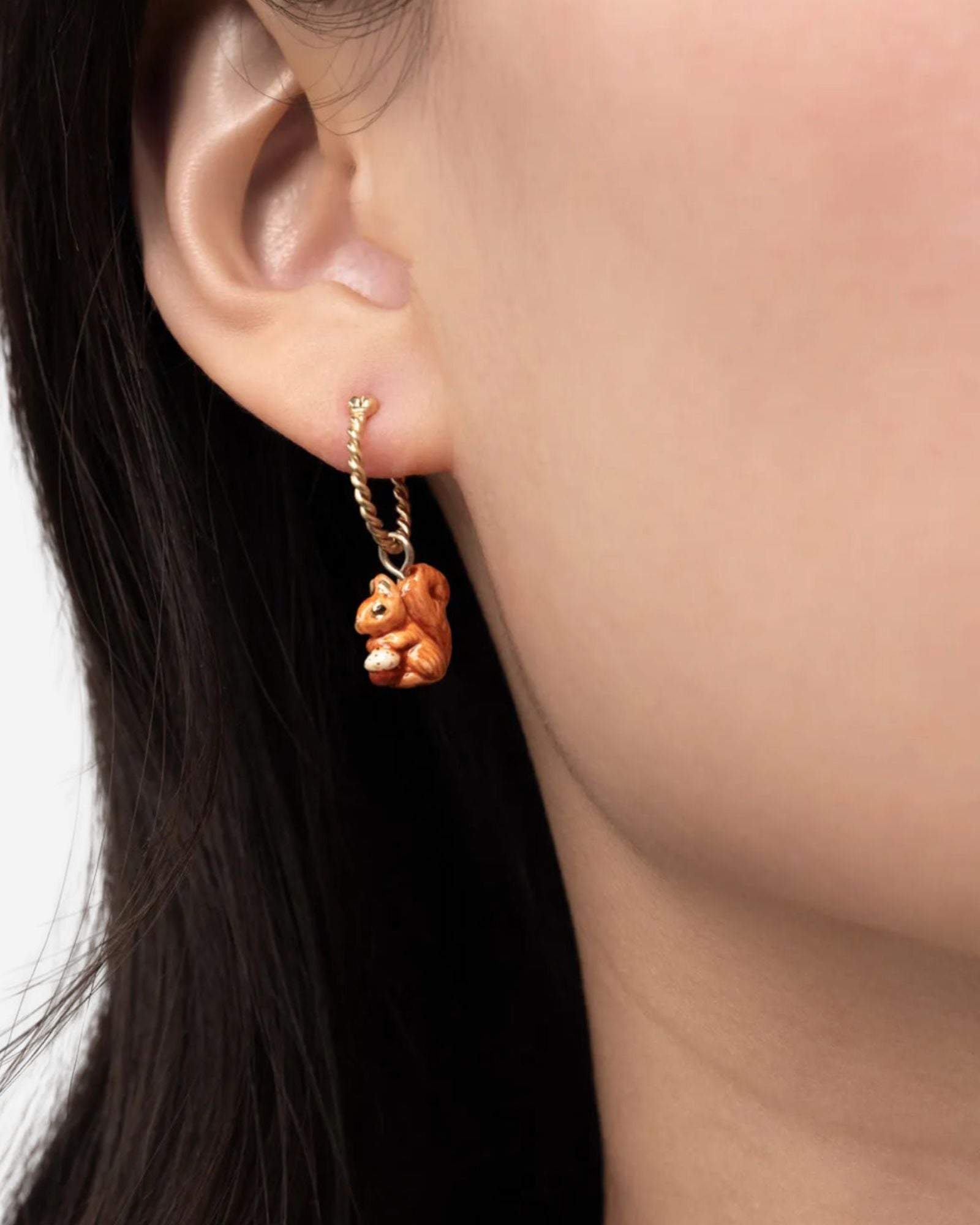 Squirrel Mini Earring