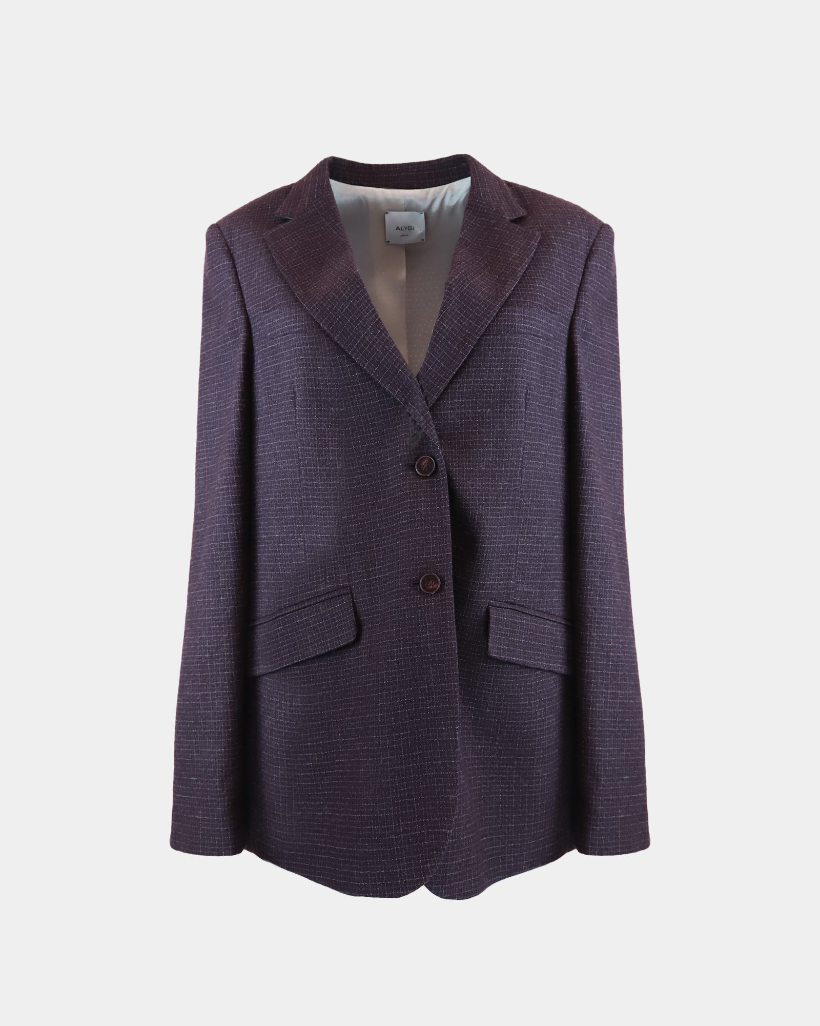 Blazer Wool Microcheck