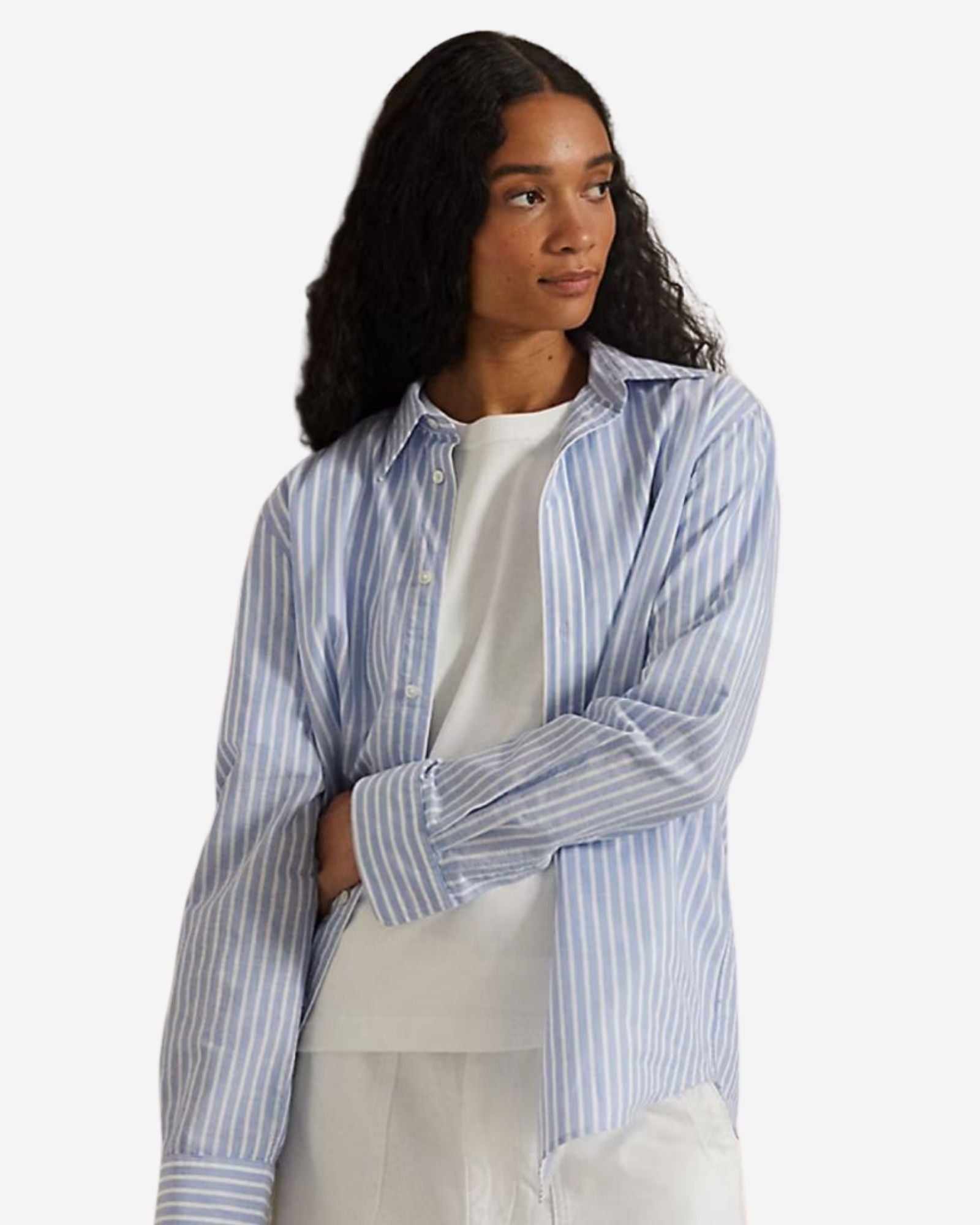 Camicia In Lino E Cotone