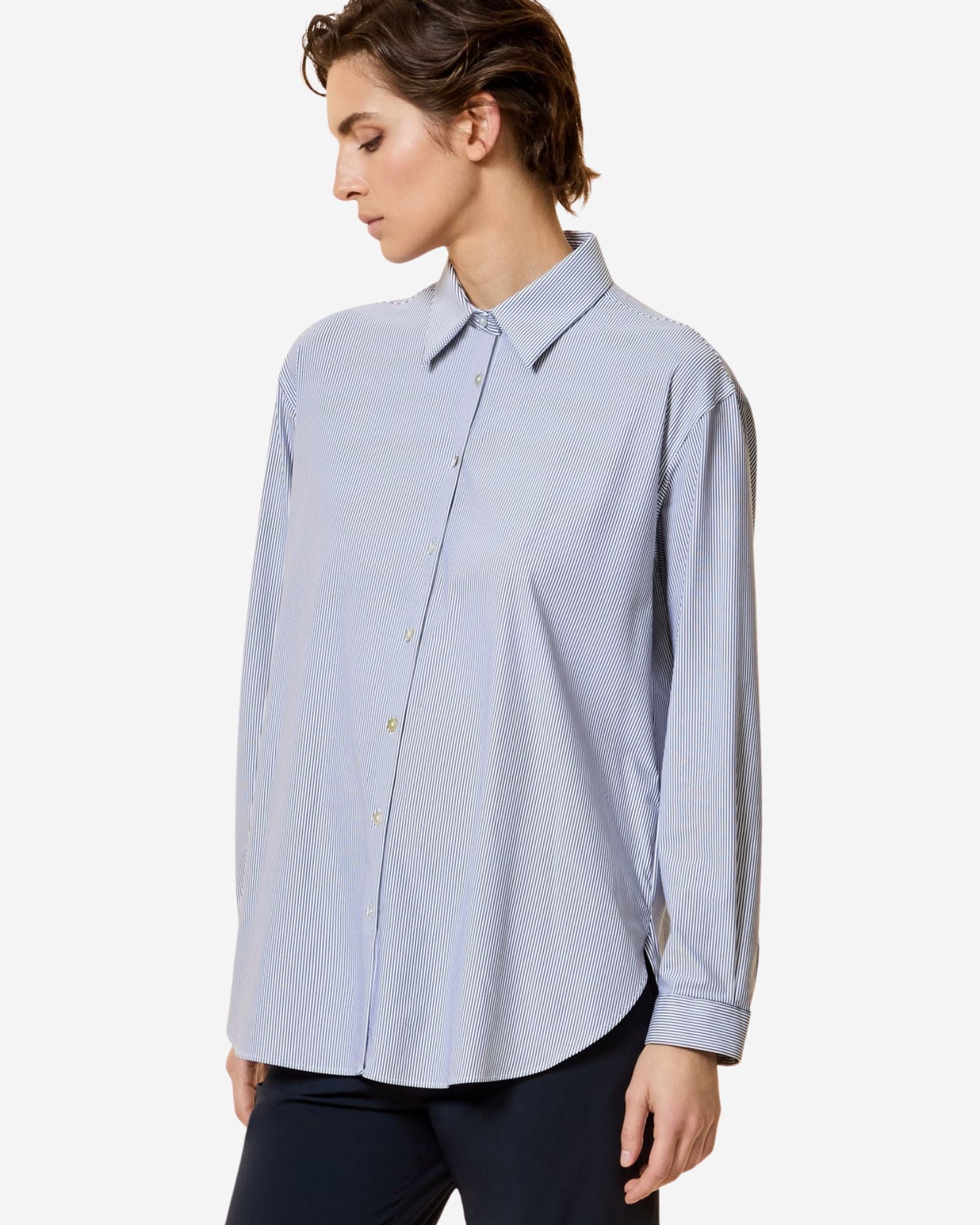 Shirt Jacquard Boyfriend