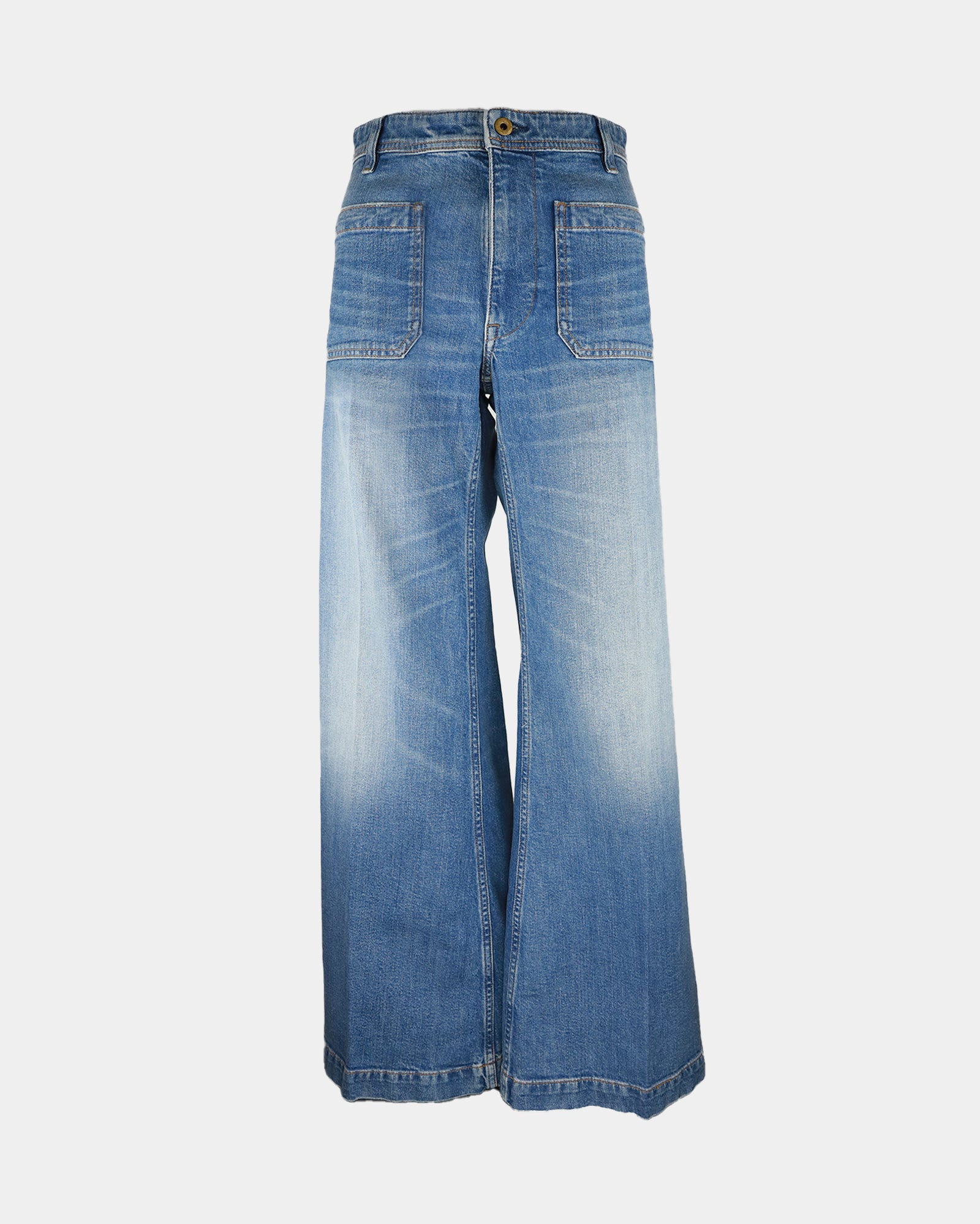 Woven Flare Jeans