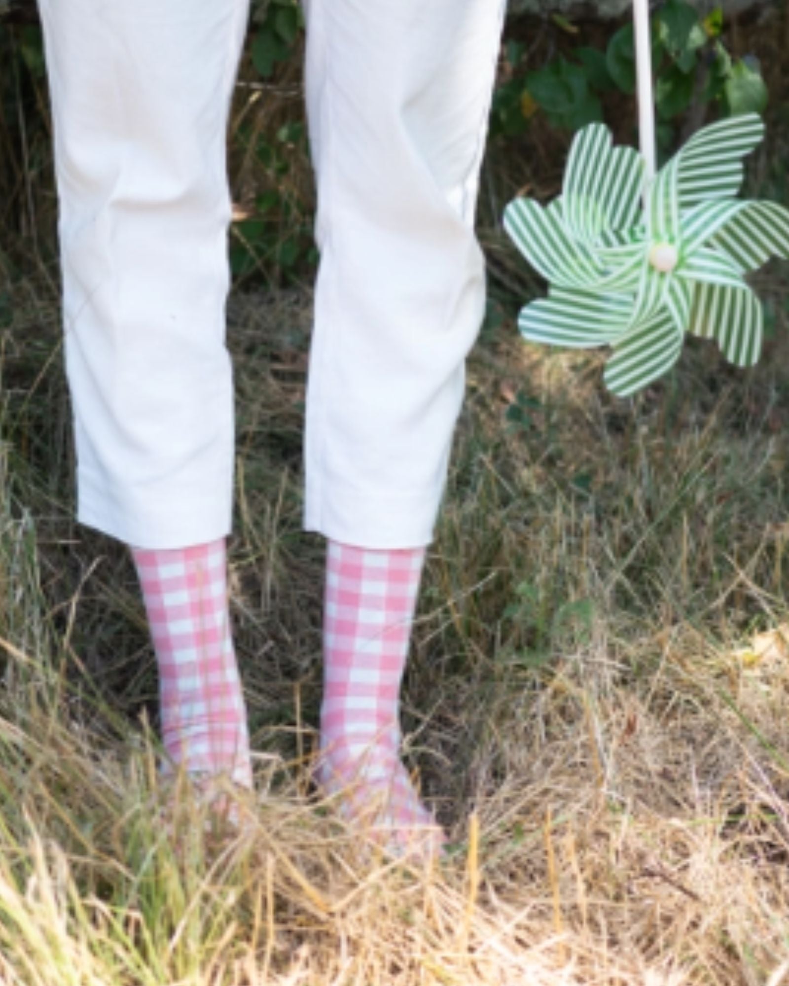 Chaussette Vichy Naturel