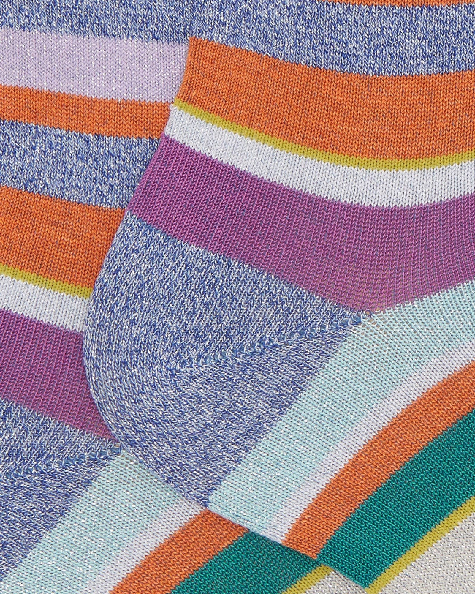 Calca Donna Cort Righe Lurex