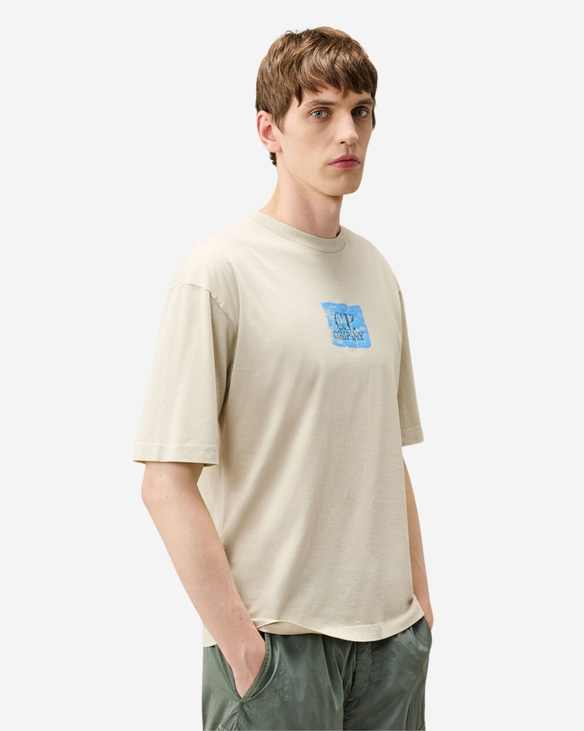 30/1 Jersey Short Sleeve Chest-Back Logo Tshirt