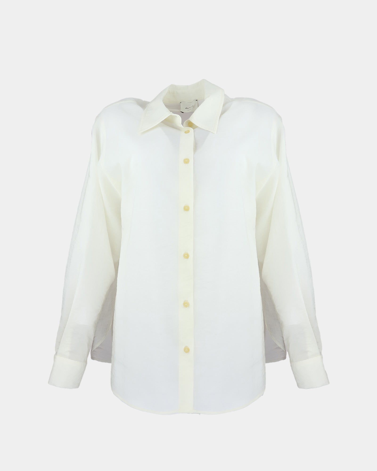 Camicia Organza E Lana Over