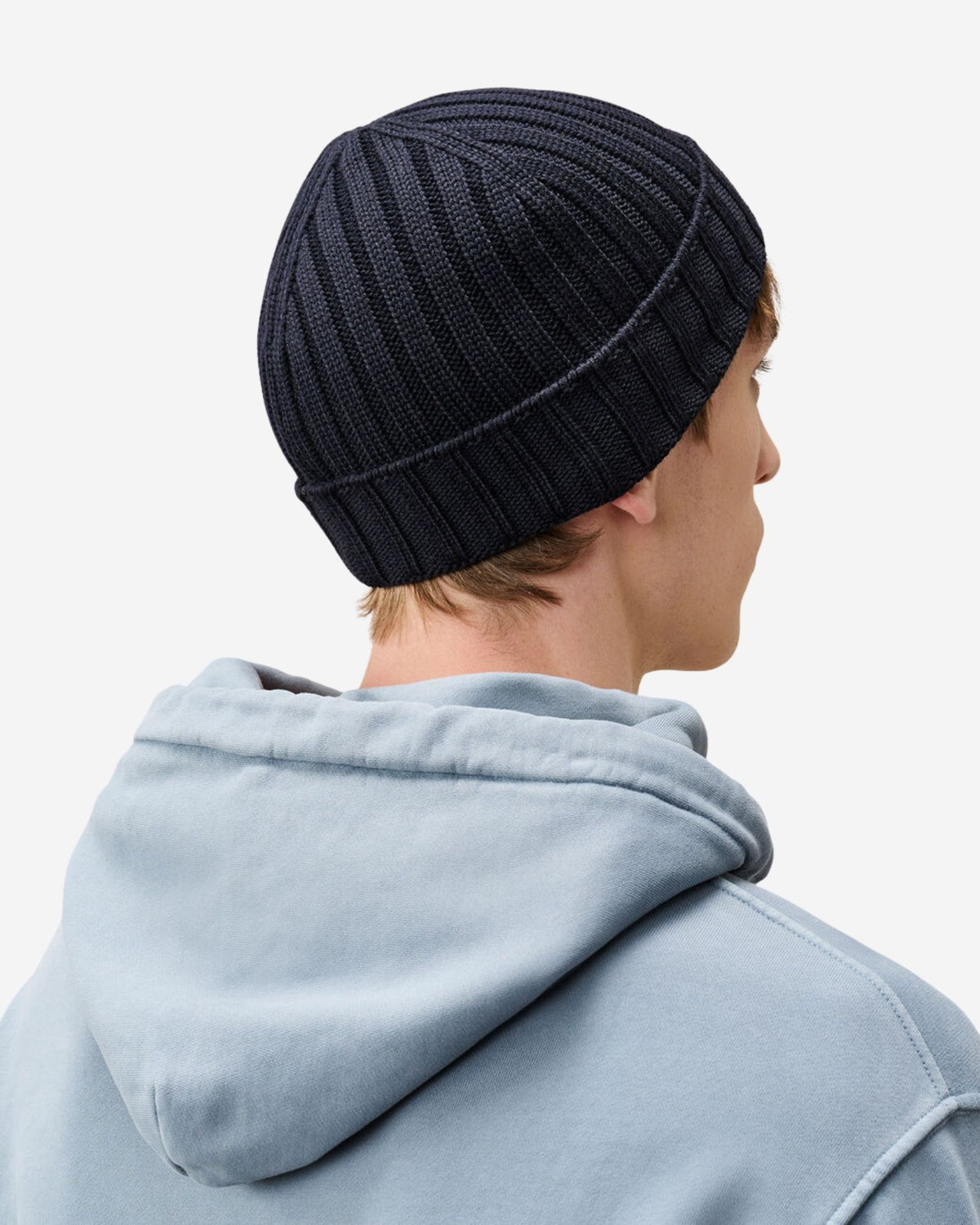 Extra Fine Merino Wool Logo Beanie