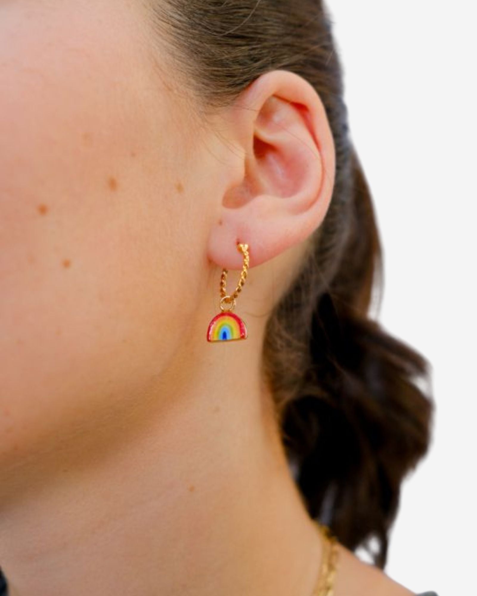 Rainbow Mini Earring