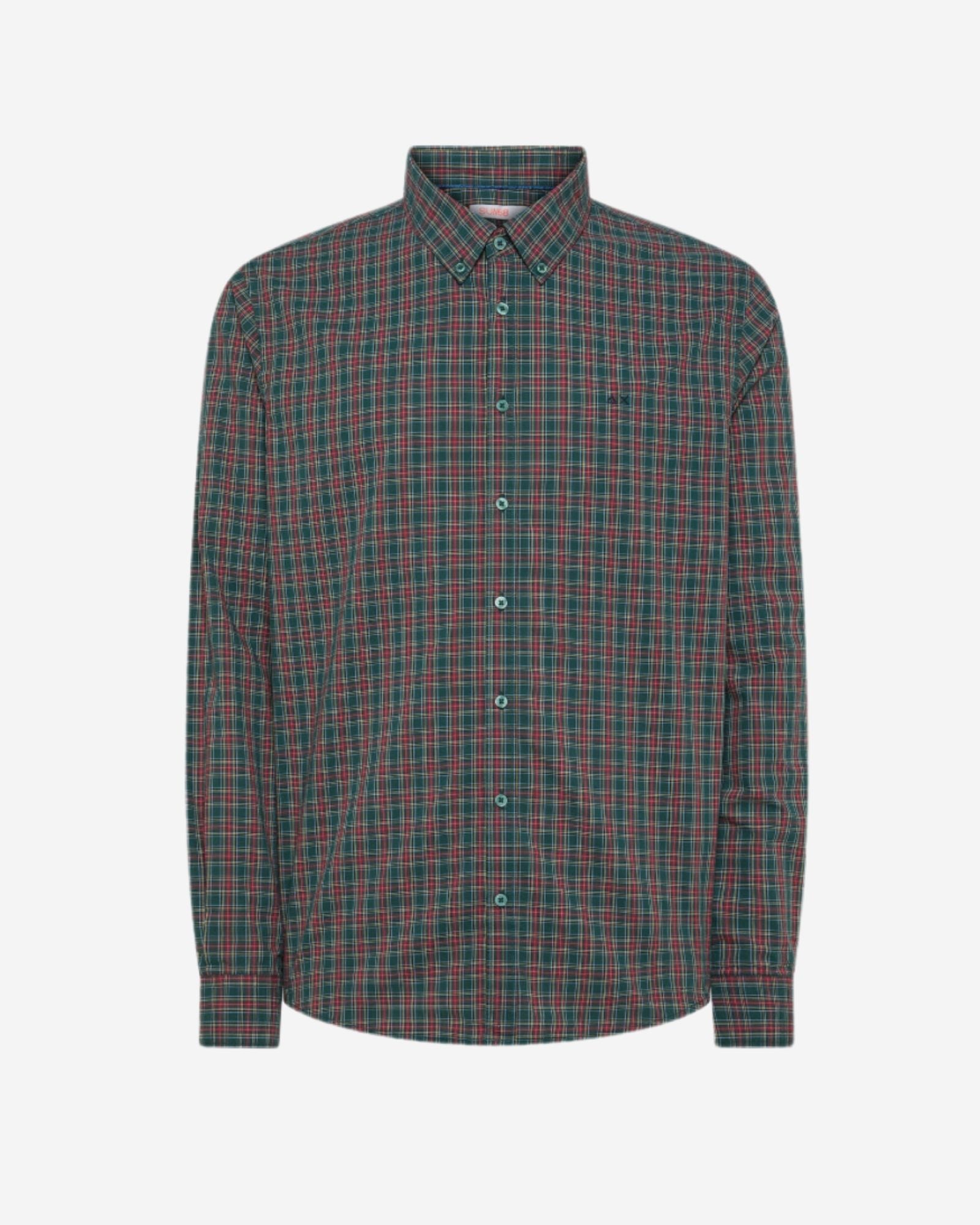 Shirt Micro Check B/D Smaller L/S