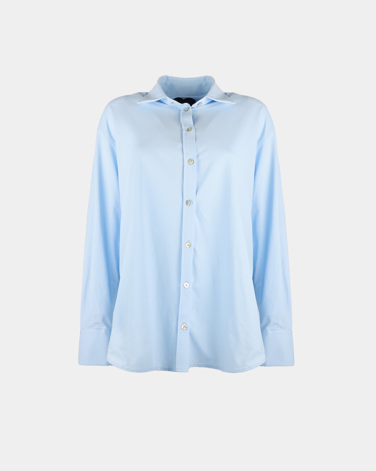 Oxford Jacquard Boyfriend Wom Shirt