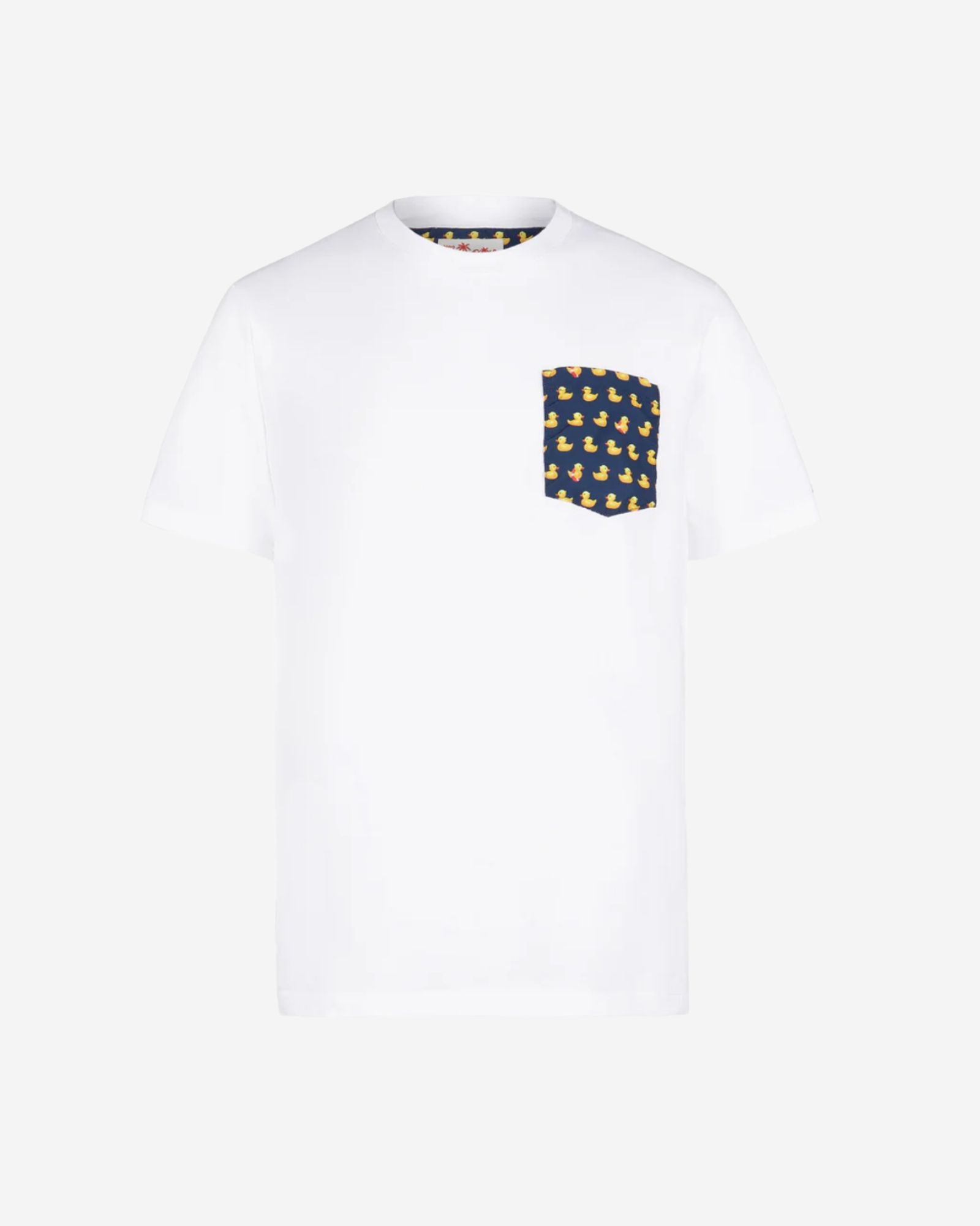 Cotton T-Shirt With Printed Details 01n Ducky