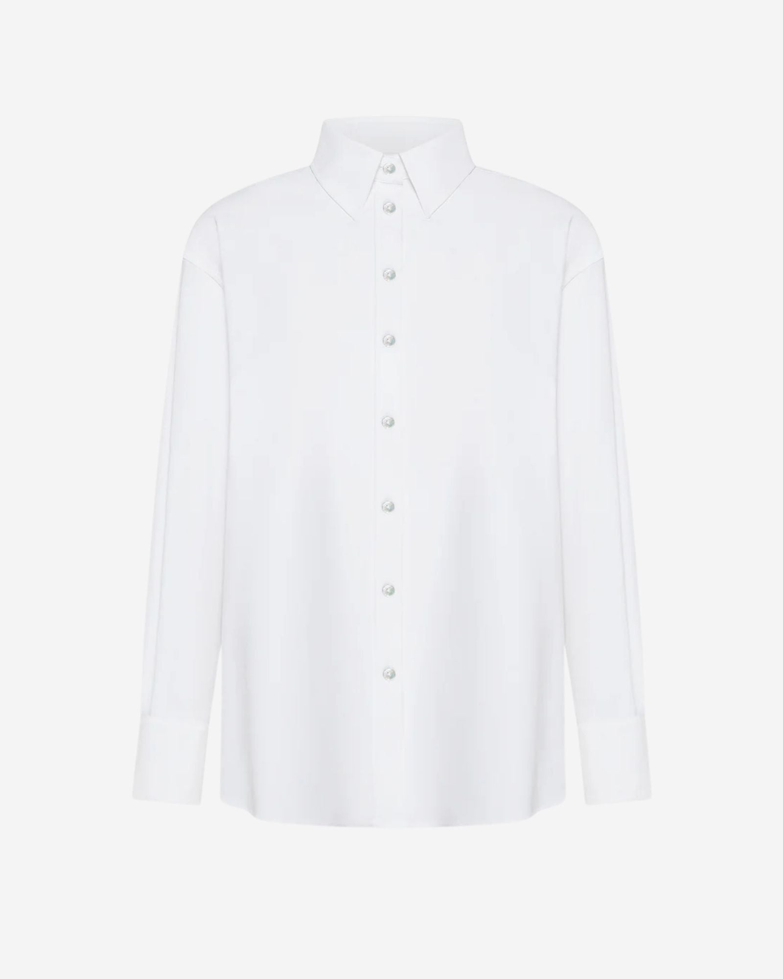 Oxford Jacquard Boyfriend Wom Shirt