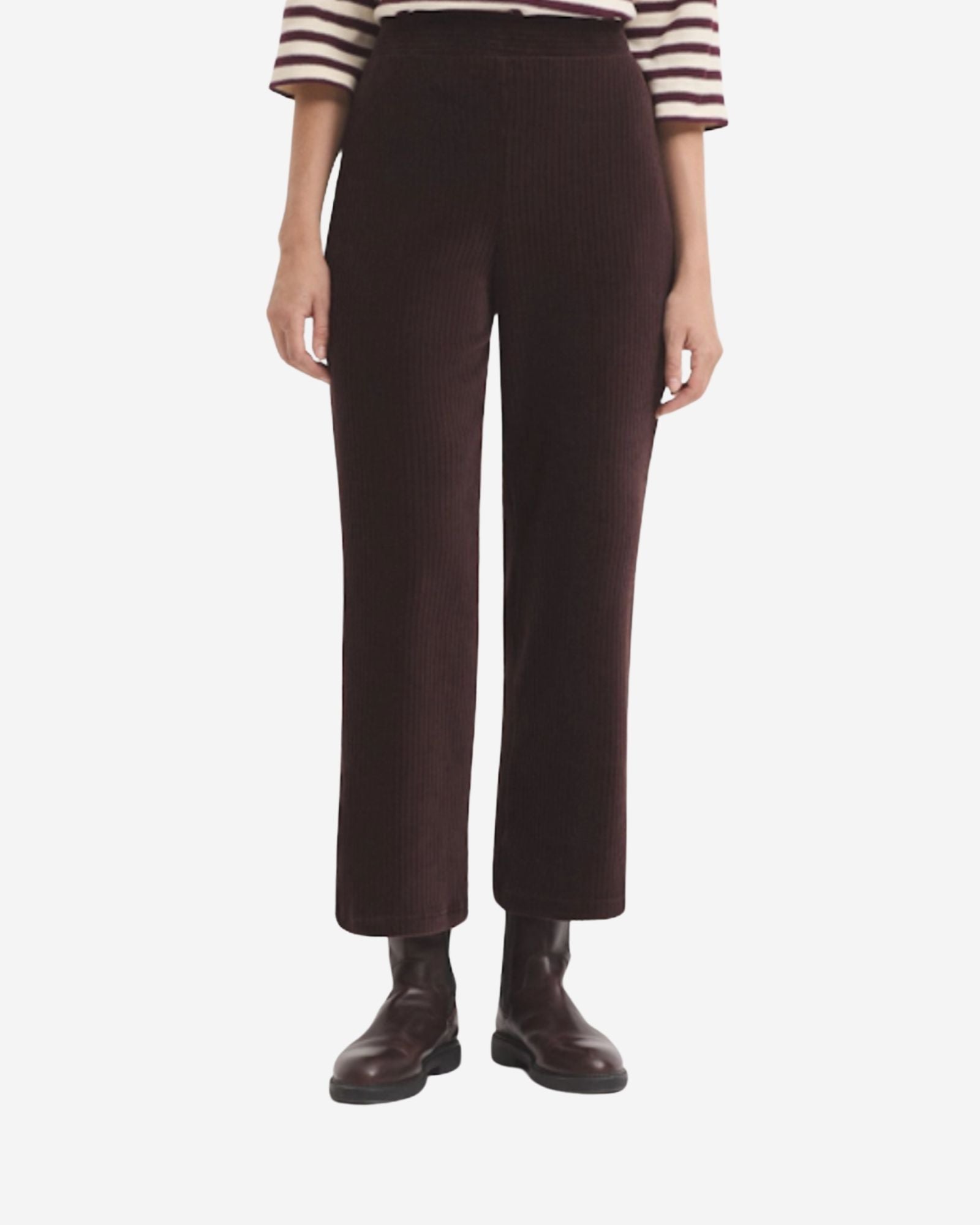 Elastic Corduroy Pants