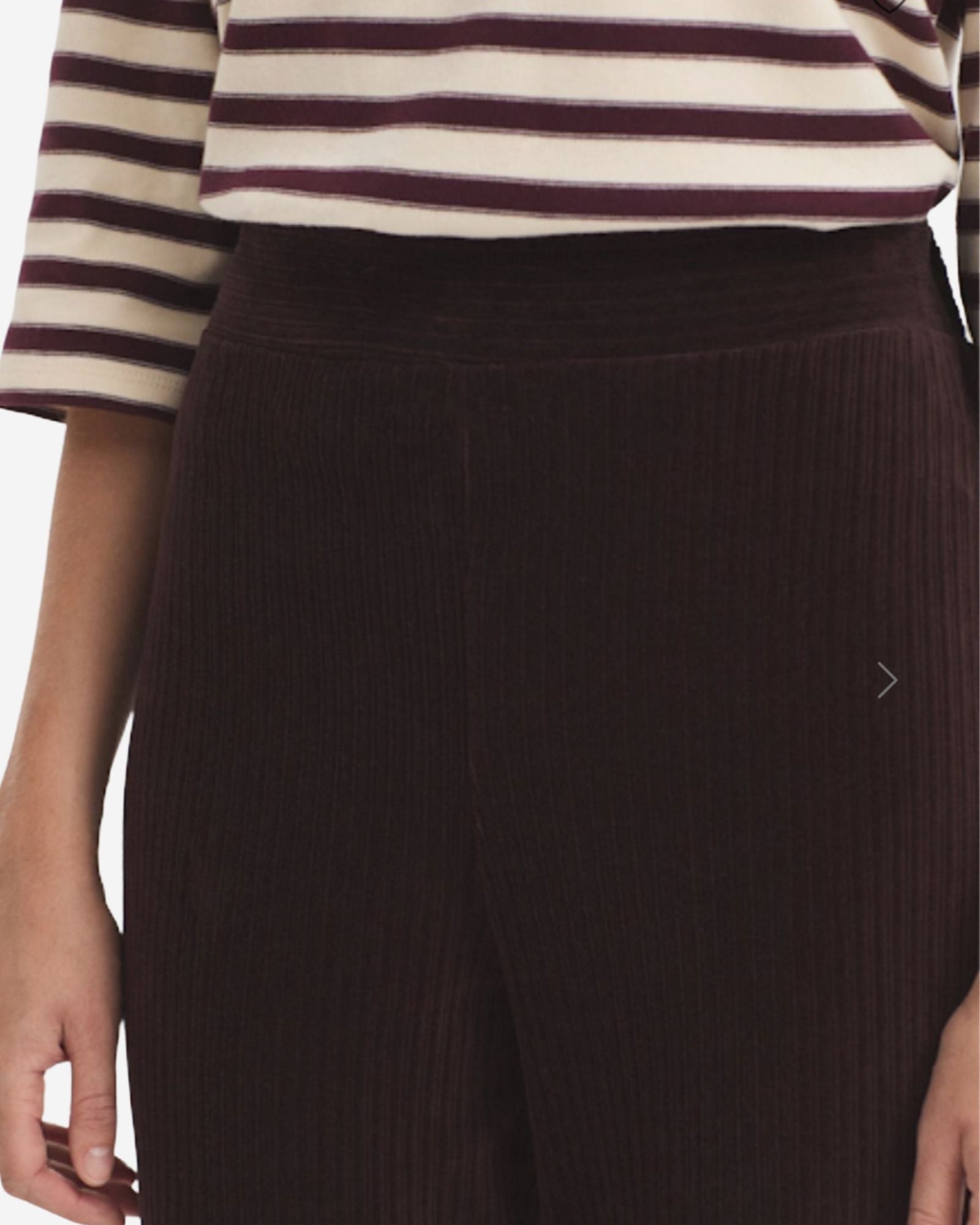 Elastic Corduroy Pants