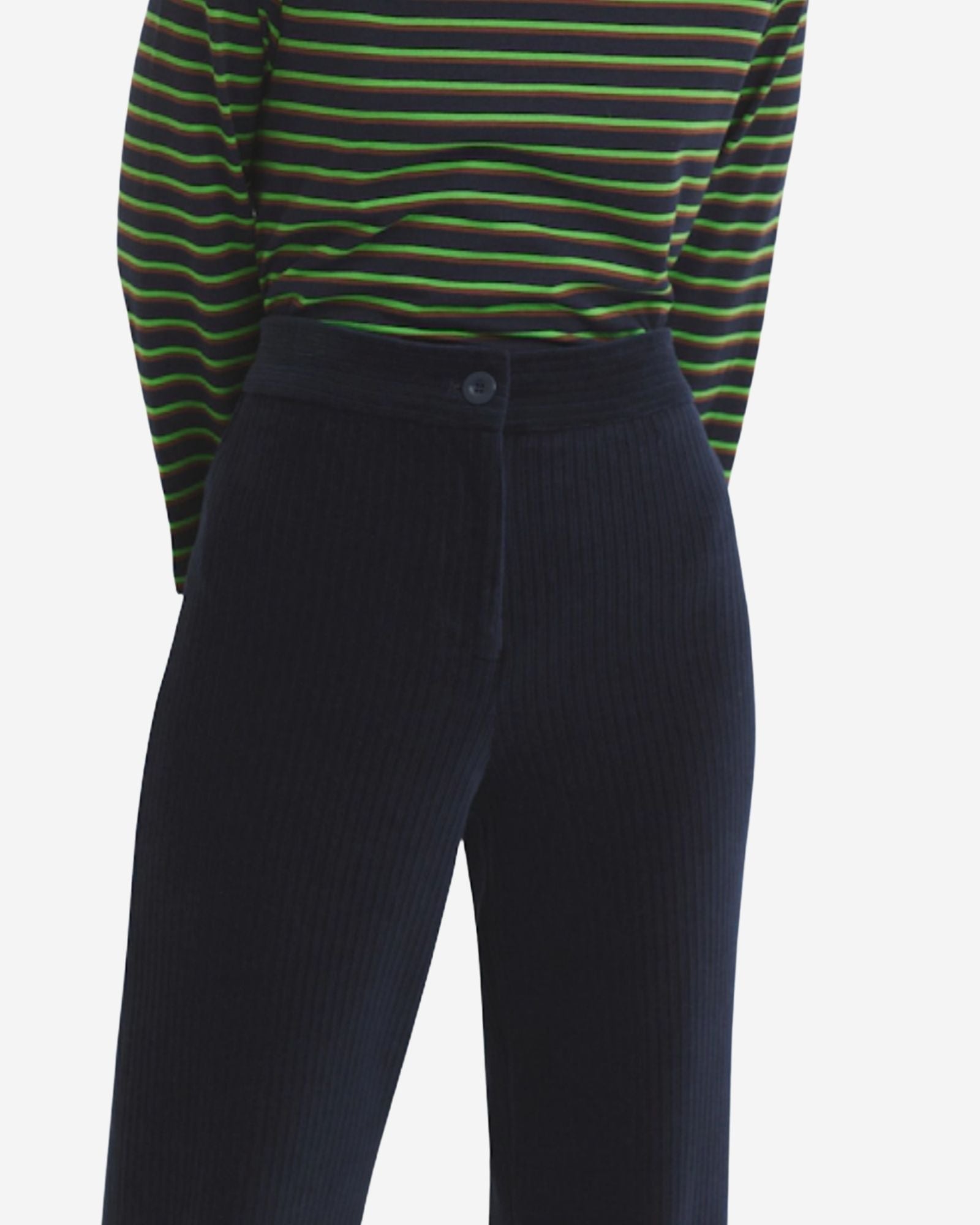 Elastic Corduroy Pants