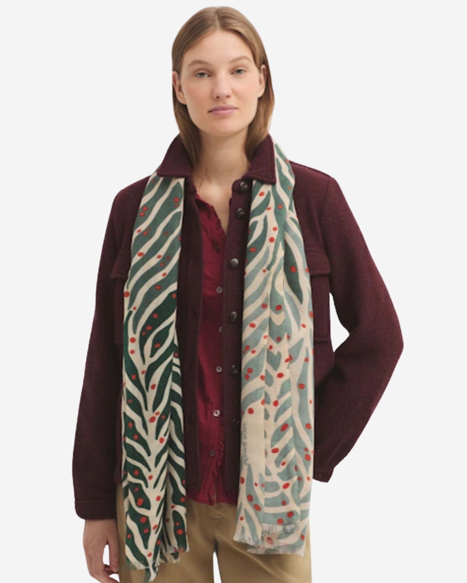 Zebra Print Foulard