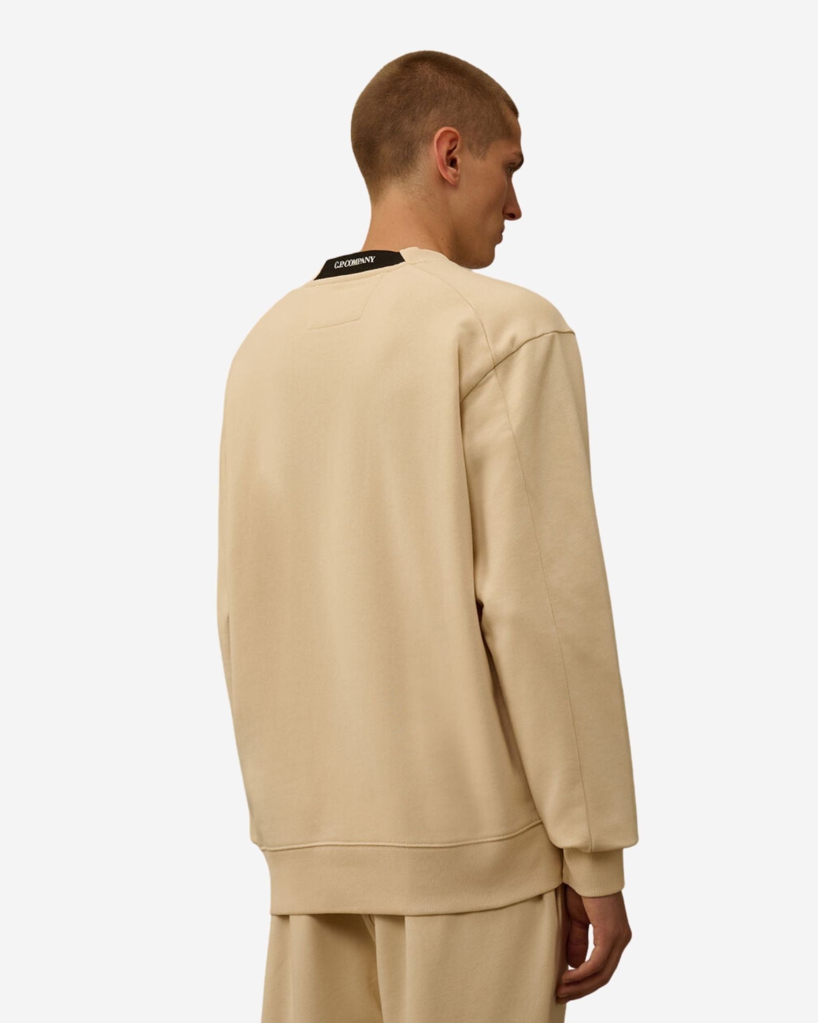 Sweatshirts Crew Necki In Diagonal Raised Fleece