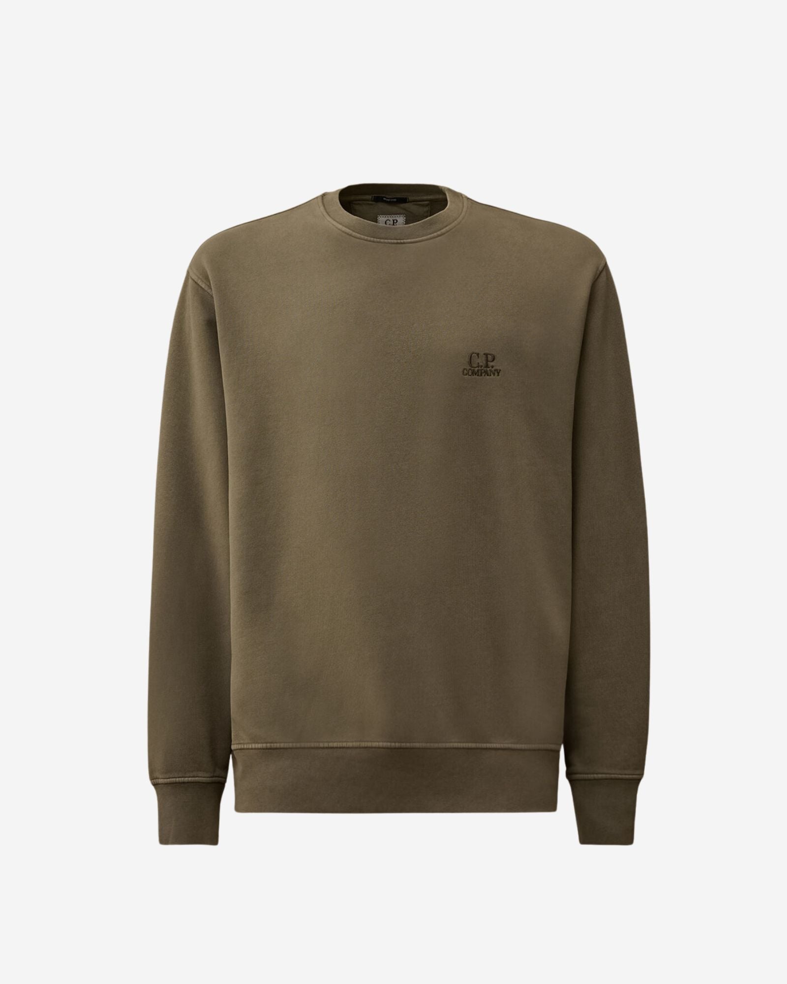 Sweatshirts Crew Neck In Brushed Emeriuzed Diagonal Fleece