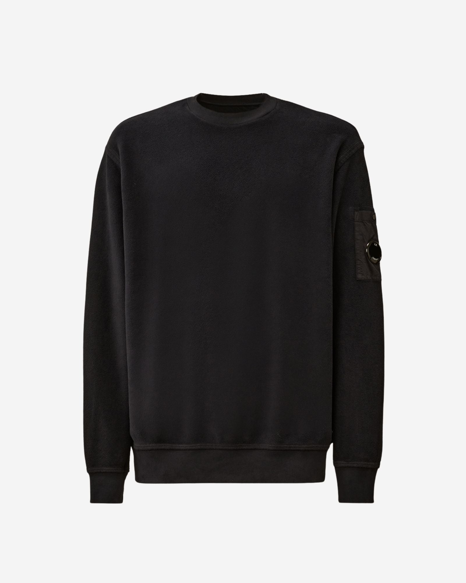 Sweatshirts Crew Neck In Brushed Emerized Diagonal Fleece
