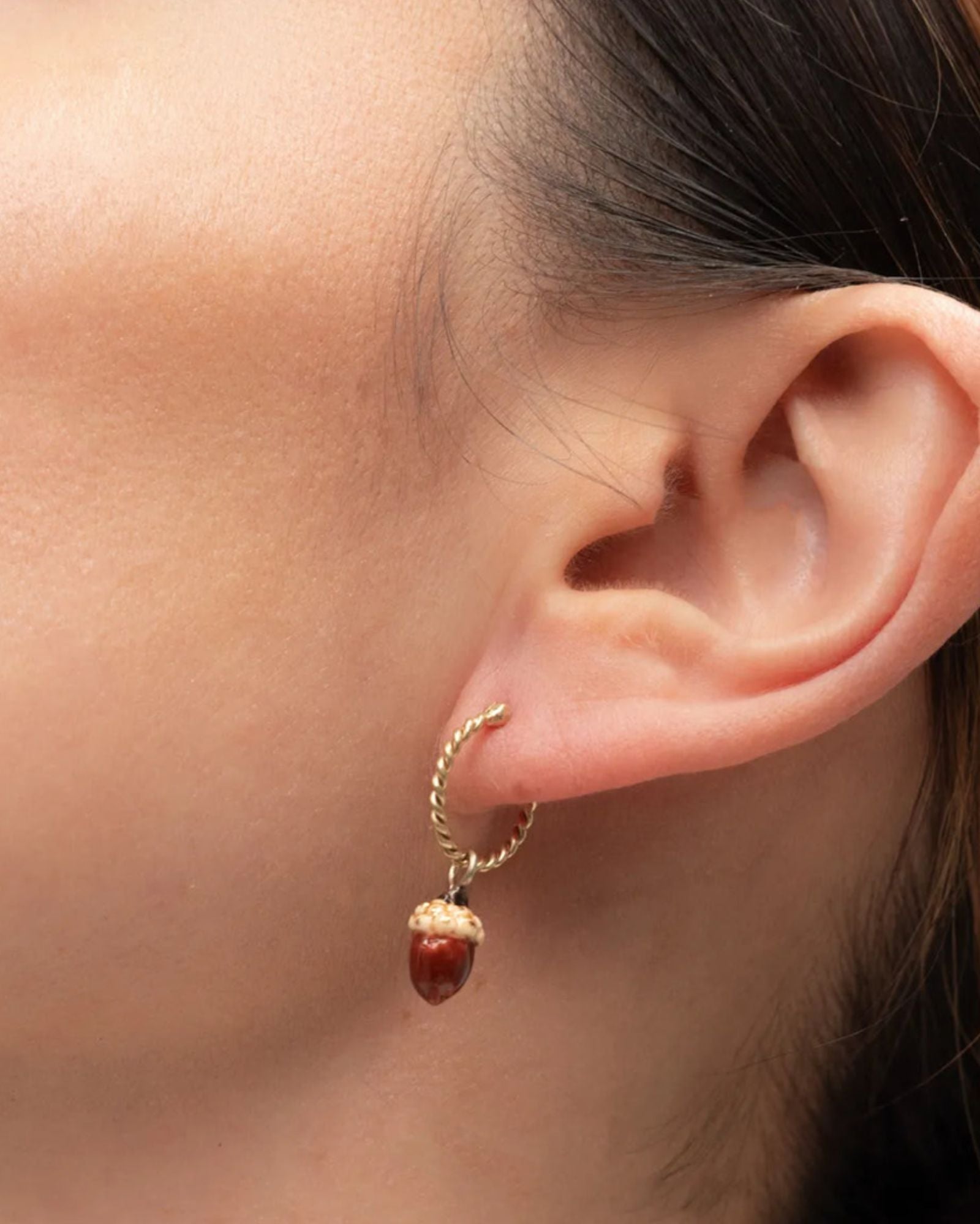 Acorn Mini Earring
