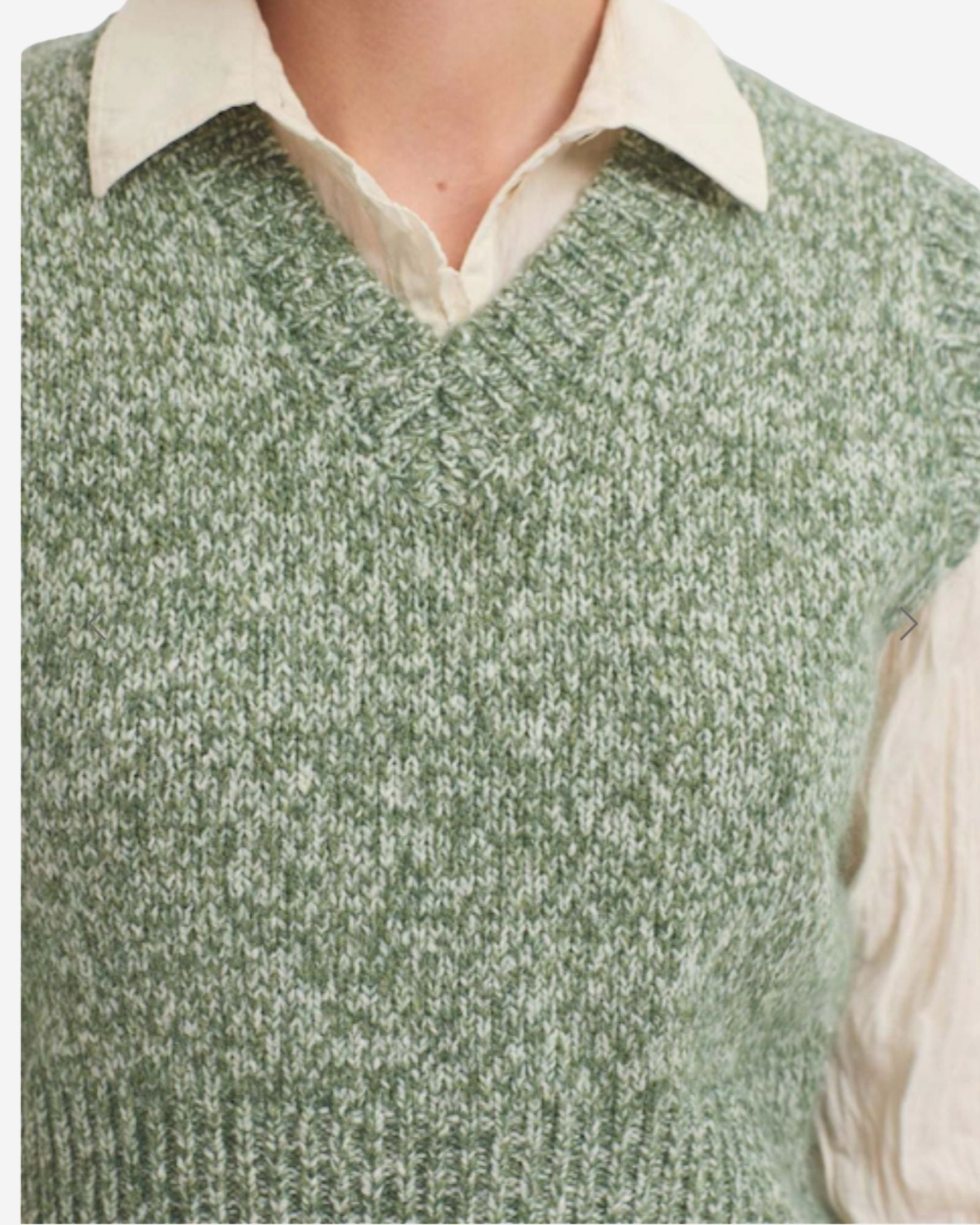 Twine Thread Knitted Vest