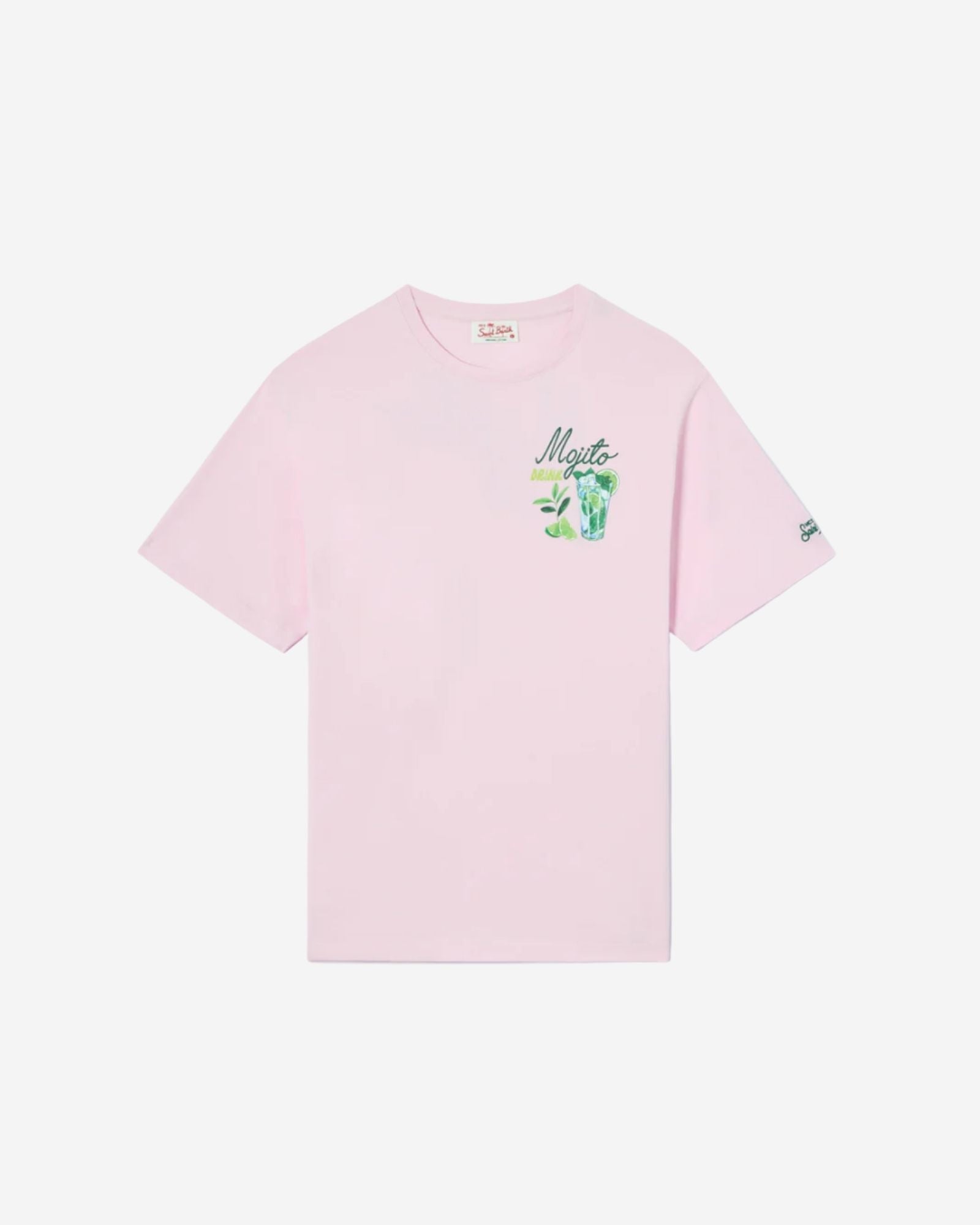 T-Shirt With Front And Black