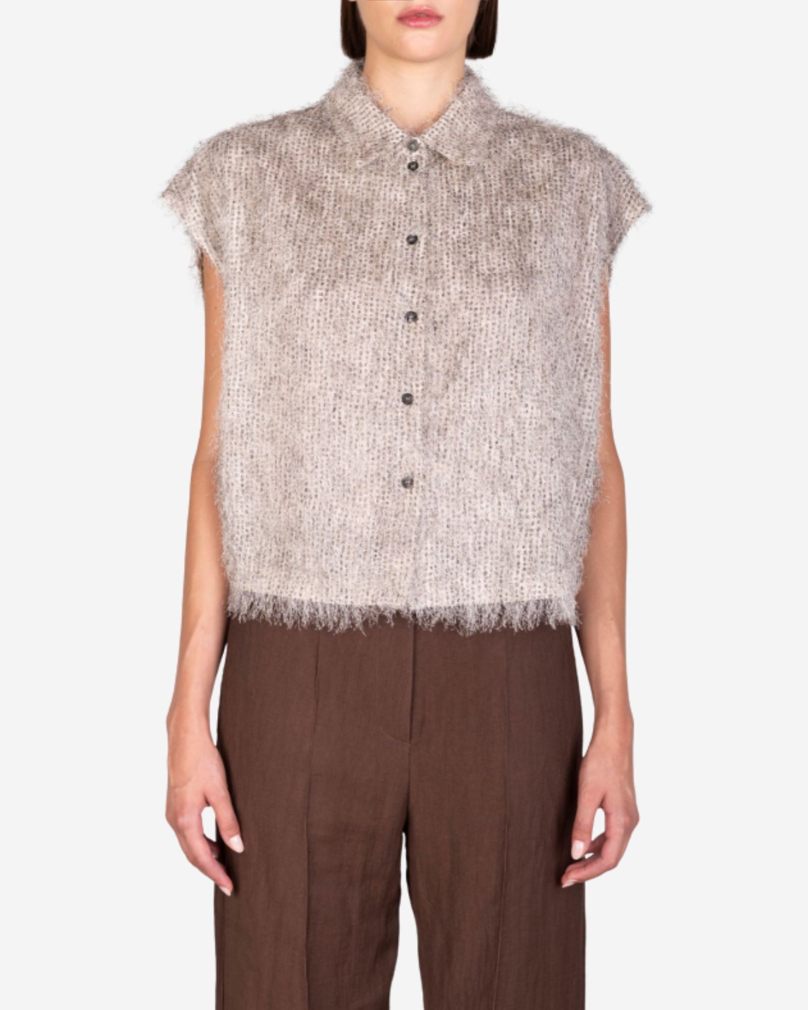 Camicia Fringes Crop