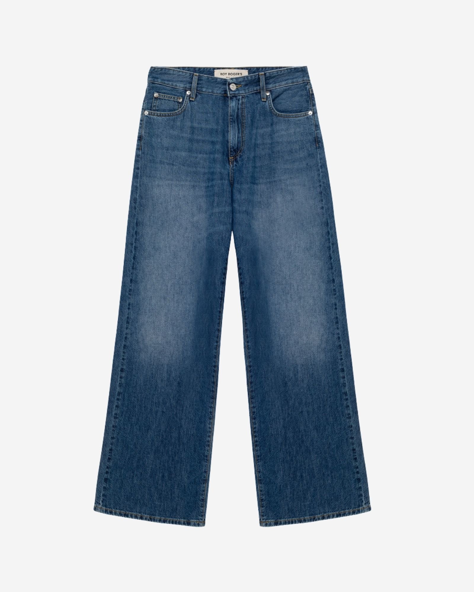 Super Wide Denim Cotton Linen Lyocell