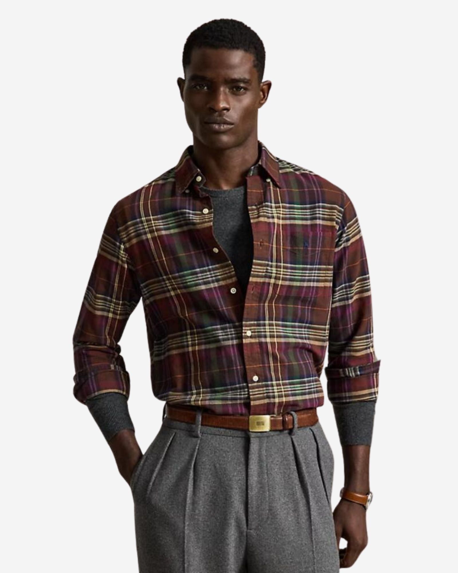 Cubdpppks-Long Sleeve Sport Shirt