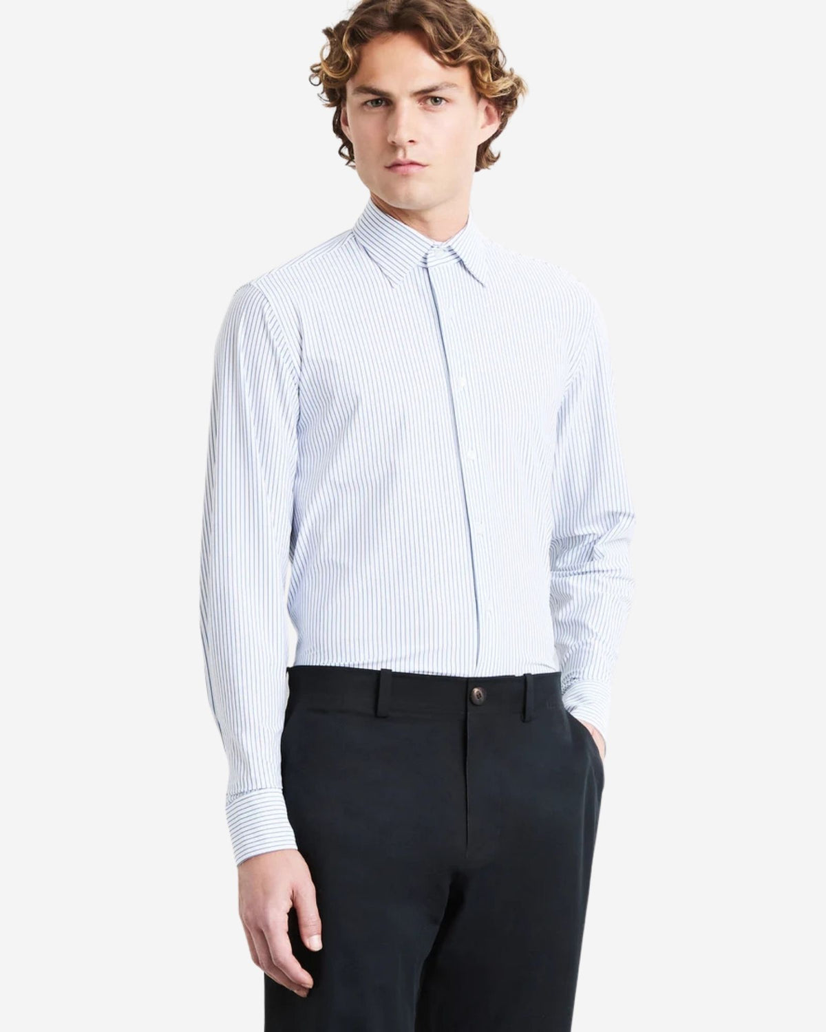 Oxford Jacquard Stripe Regular Shirt