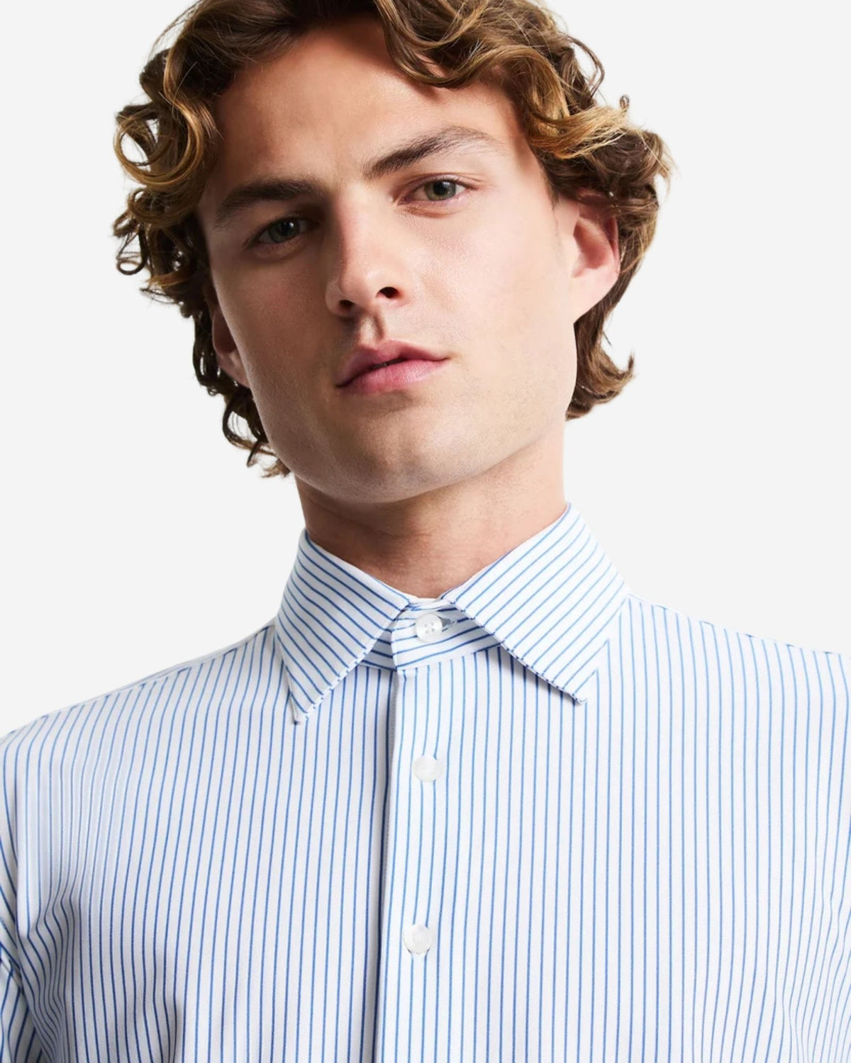 Oxford Jacquard Stripe Regular Shirt
