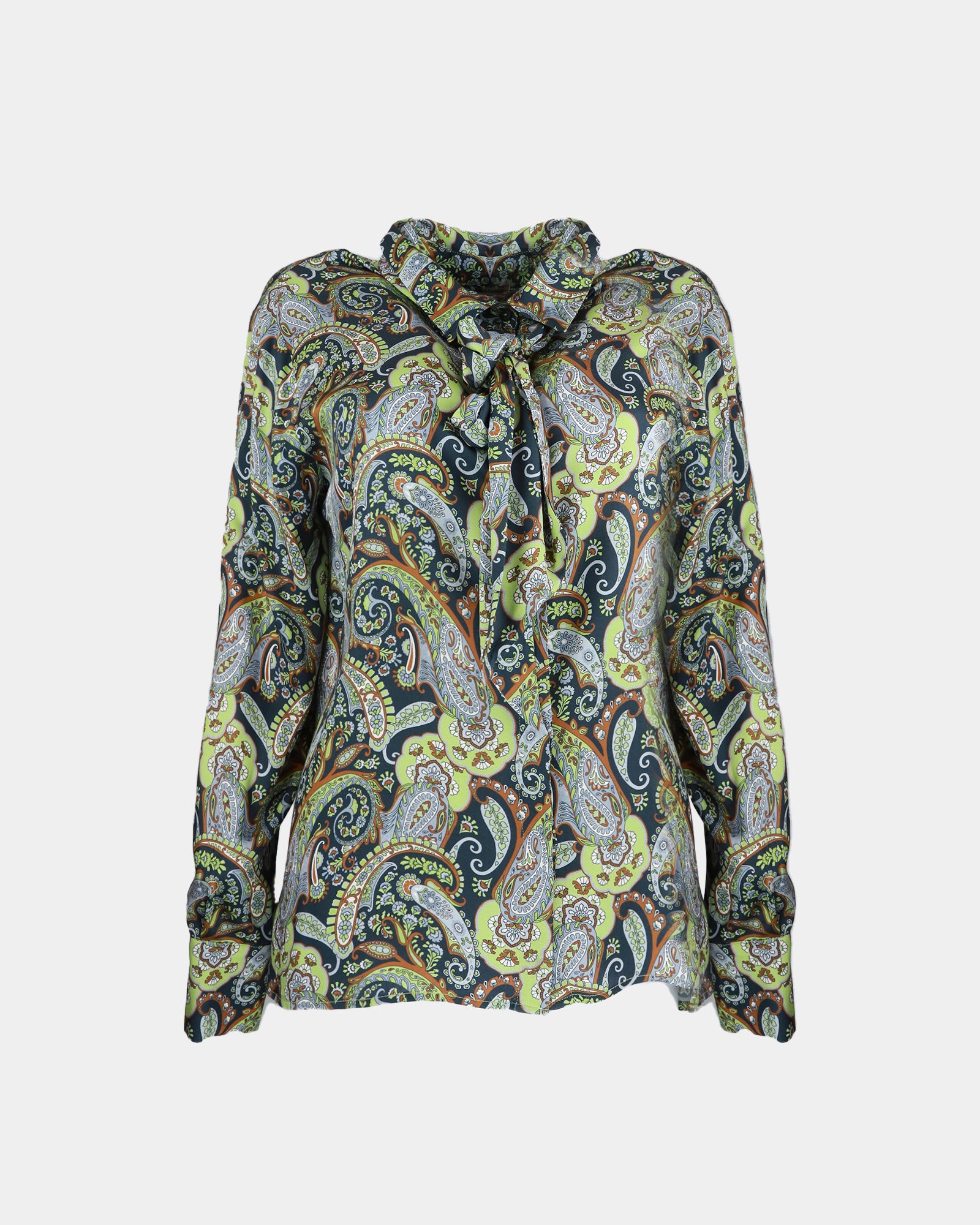 Camicia Vintage Con Fiocco