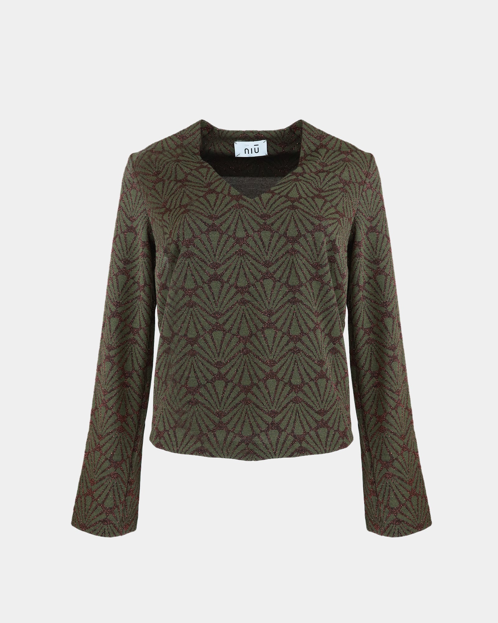 Maglia Scollo V Fluida