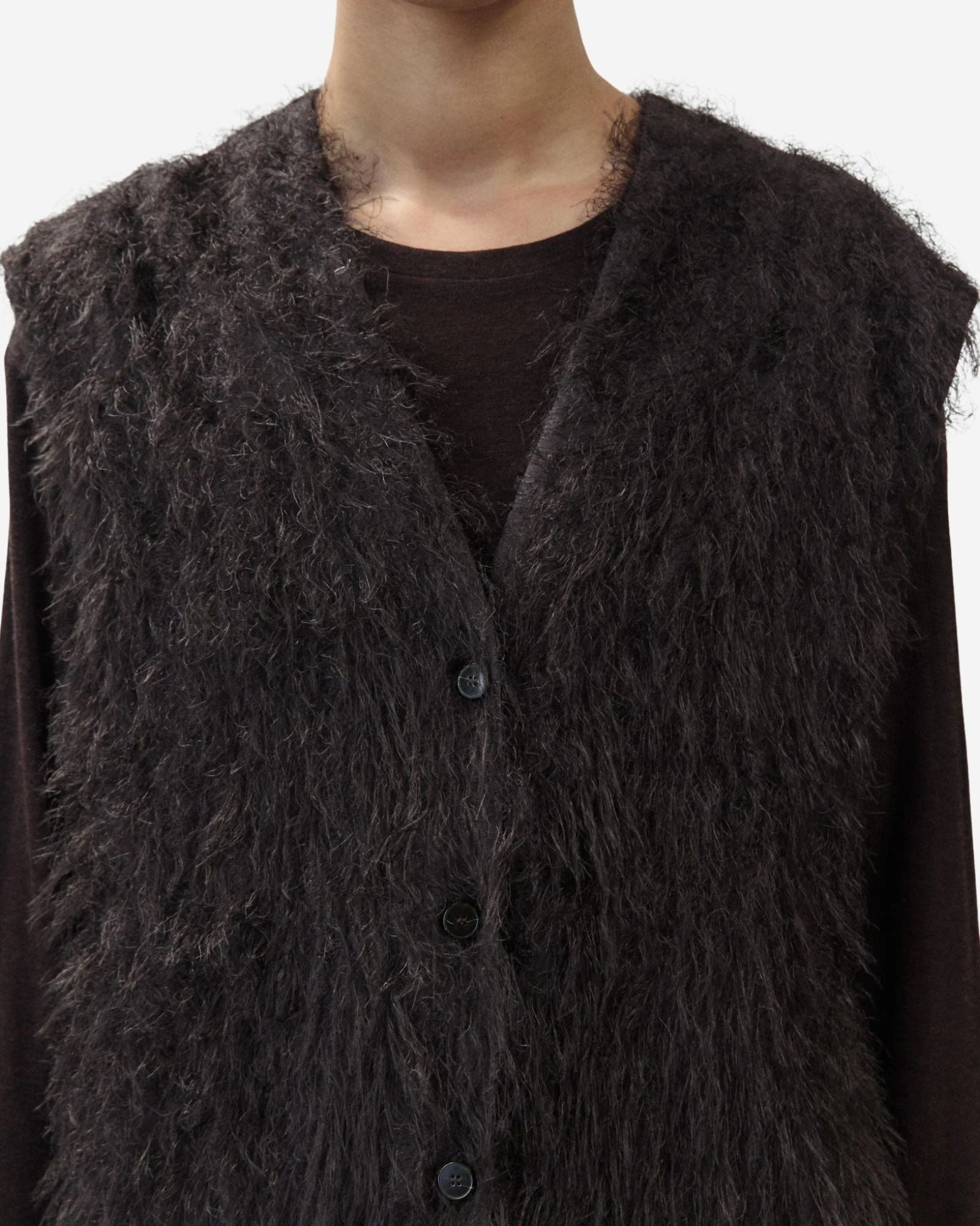Gilet Scollo A V Fringes