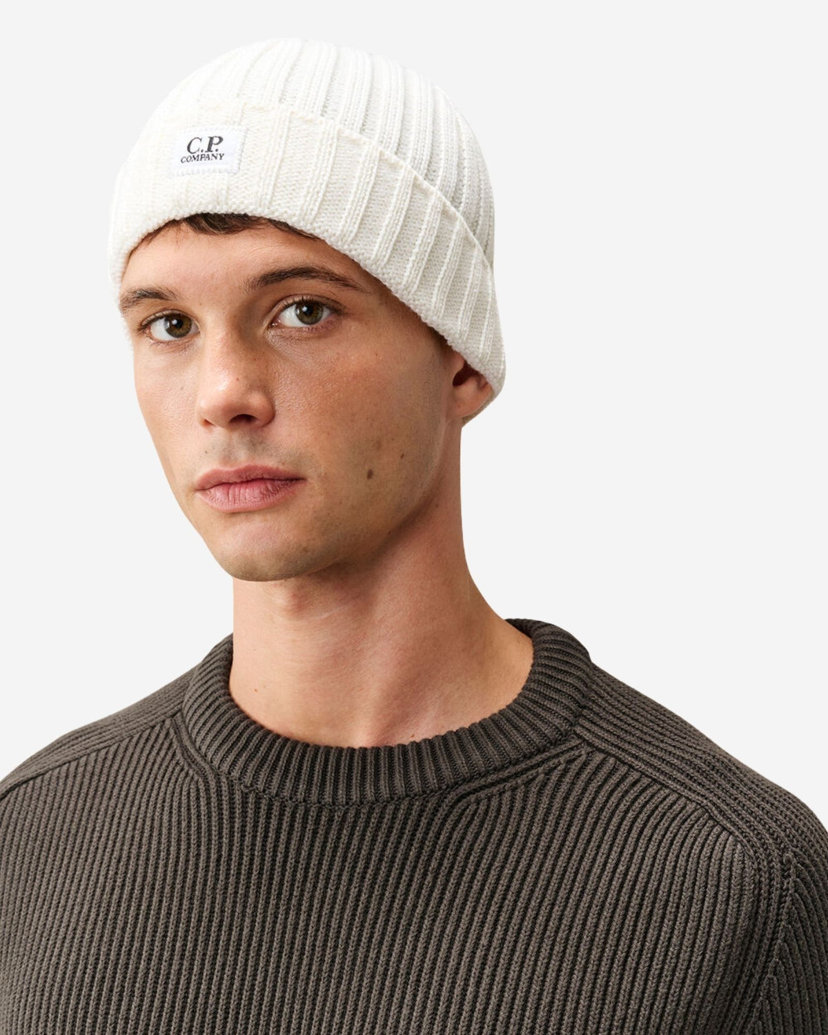 Extra Fine Merino Wool Logo Beanie