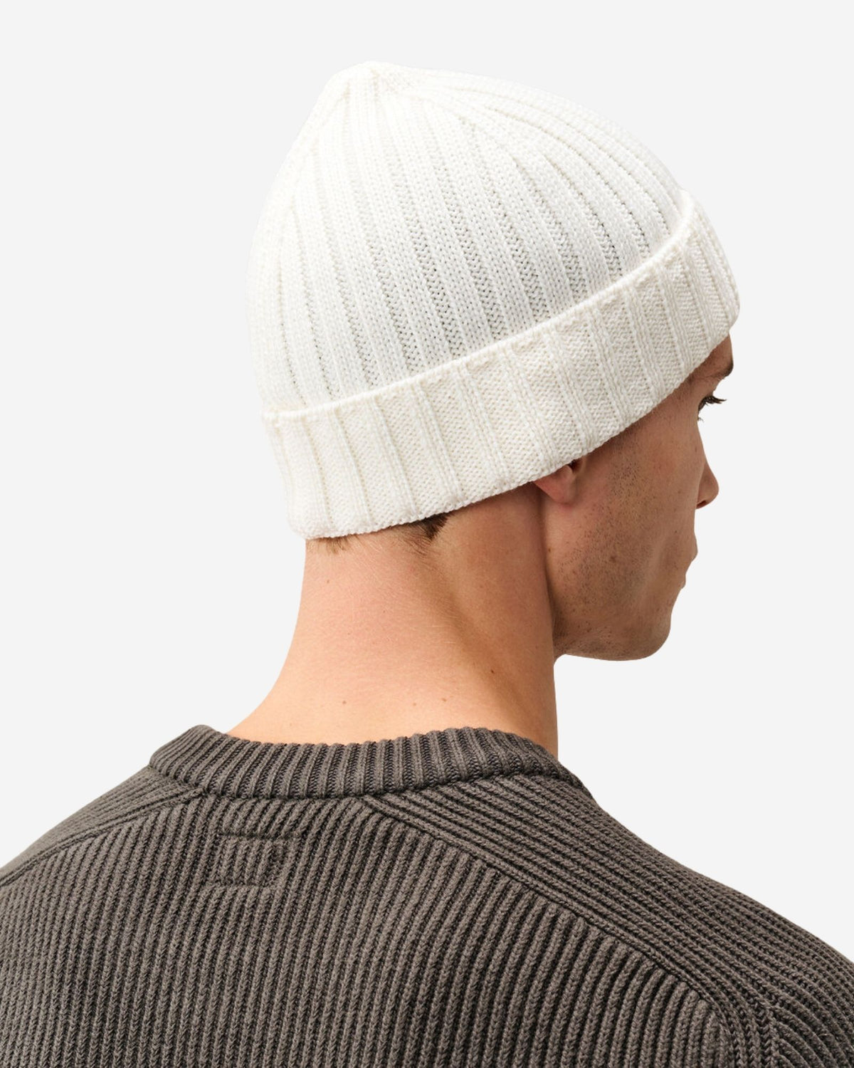 Extra Fine Merino Wool Logo Beanie
