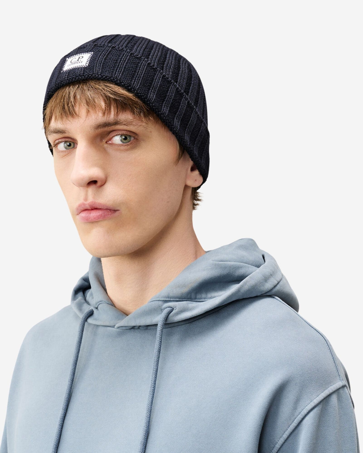 Extra Fine Merino Wool Logo Beanie