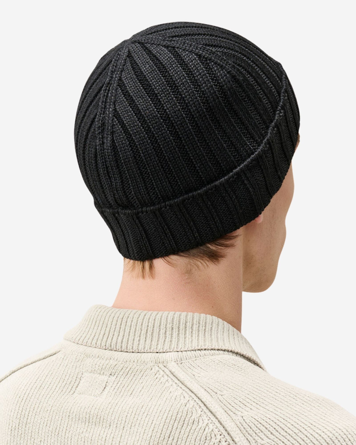 Extra Fine Merino Wool Logo Beanie