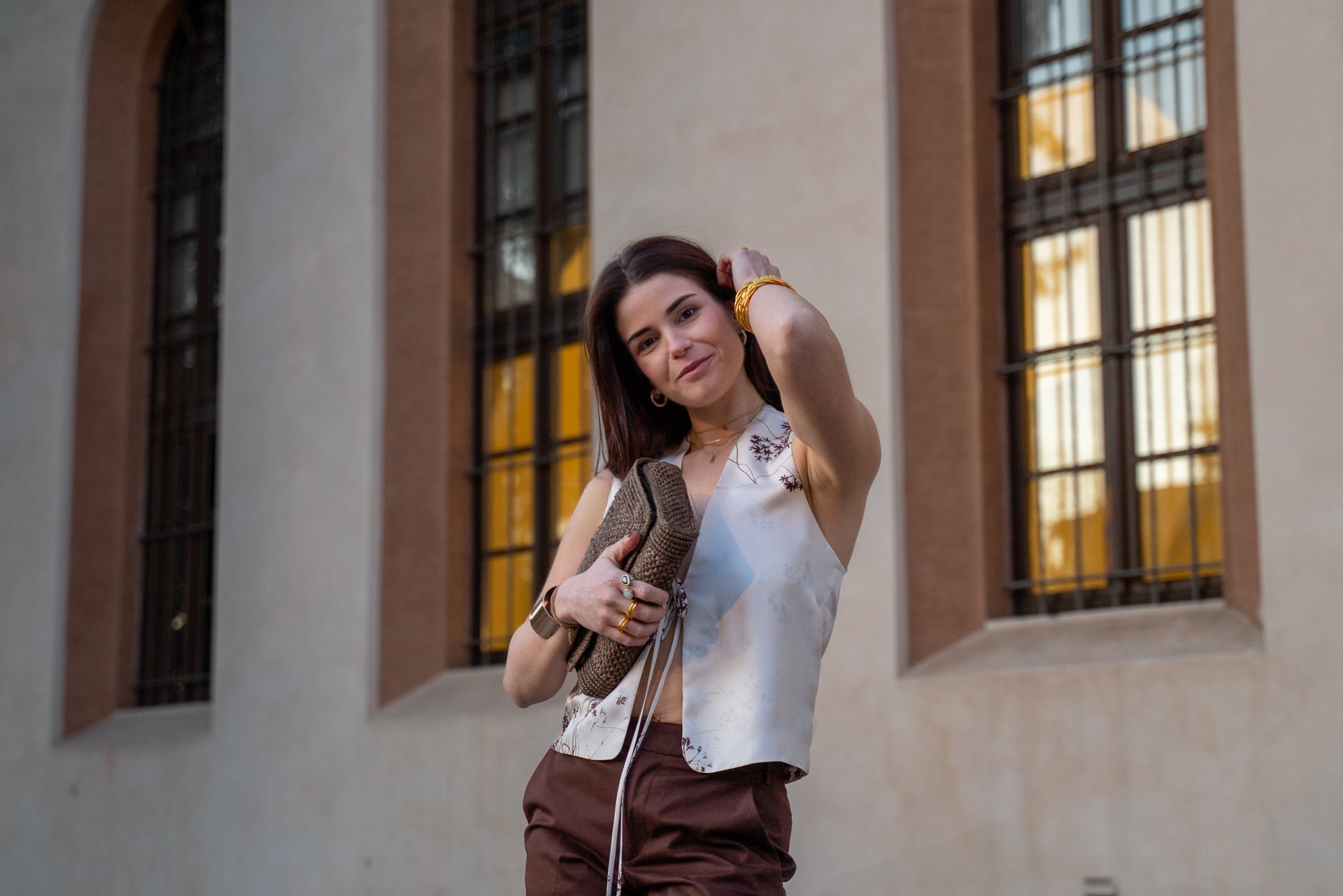 Gilet Corallo Print