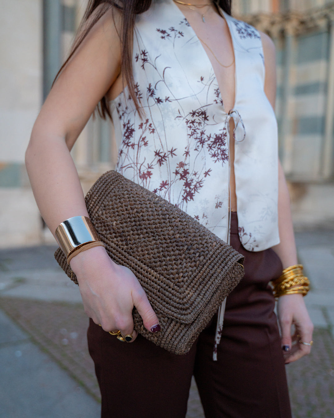 Gilet Corallo Print